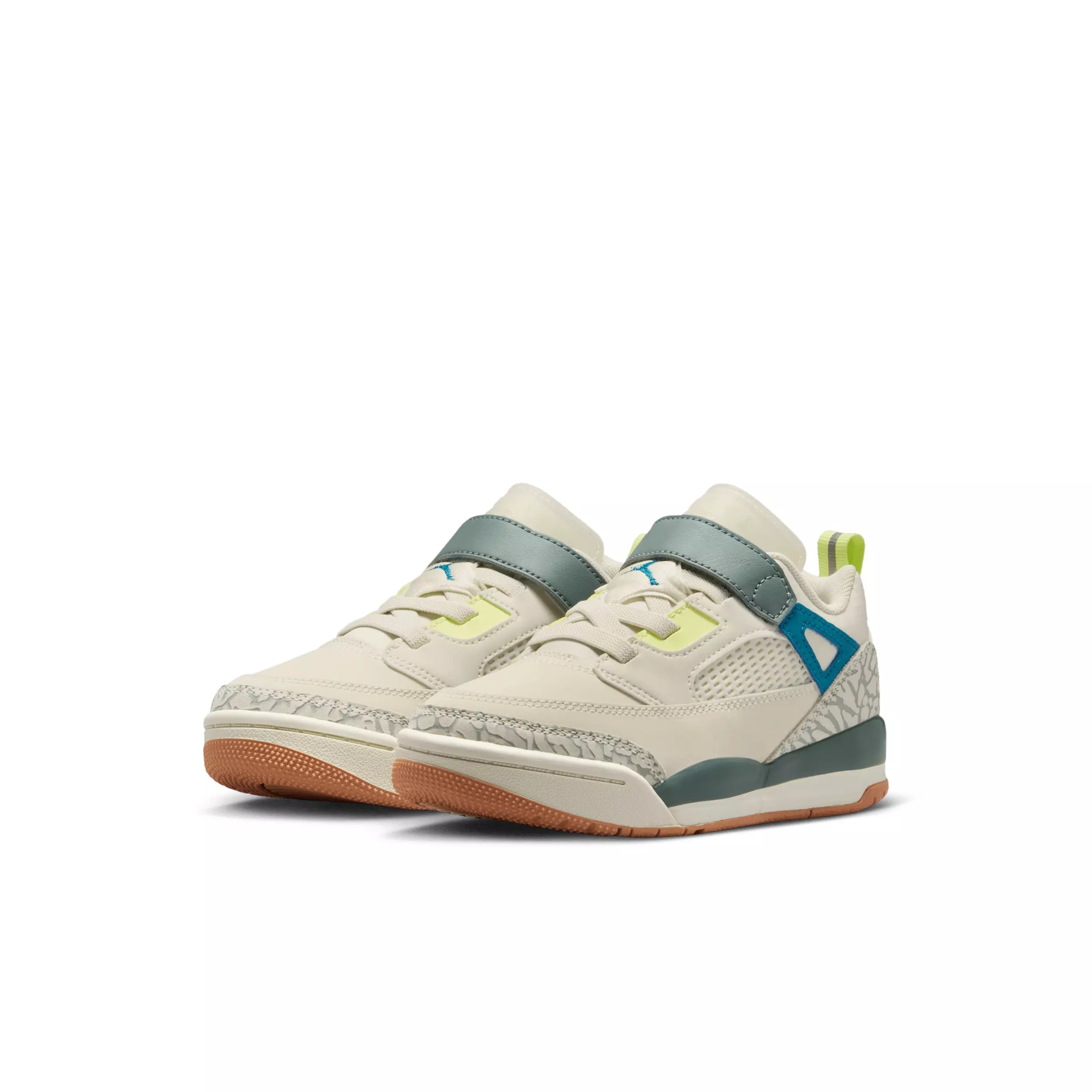 Jordan Spizike Low "Sea Glass/Dusty Sage/Light Lemon Twist/Green Abyss" Preschool Girls' Shoe - SEA GLASS/SAGE/LT LEMON/GREEN