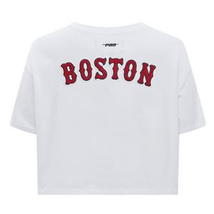 Pro Standard Women's MLB Boston Red Sox​ Classic Boxy Top -White