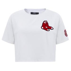 Pro Standard Women's MLB Boston Red Sox​ Classic Boxy Top -White