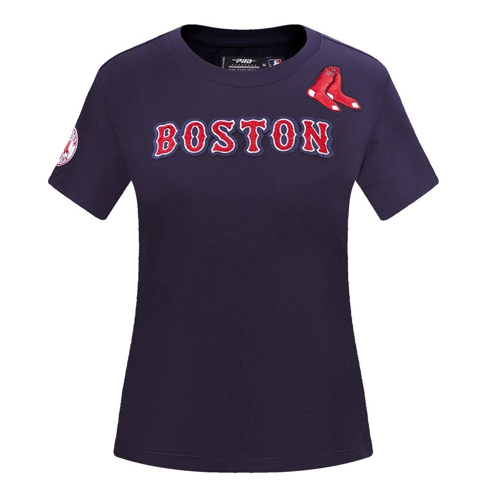Pro Standard Women's MLB Boston Red Sox​ Classic Short Sleeve SJ Slim Fit Top -Navy - NAVY Thumbnail View 1