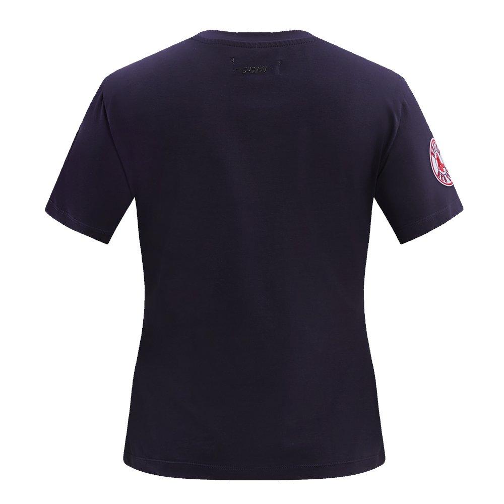 Pro Standard Women's MLB Boston Red Sox​ Classic Short Sleeve SJ Slim Fit Top - Navy - NAVY Thumbnail View 2