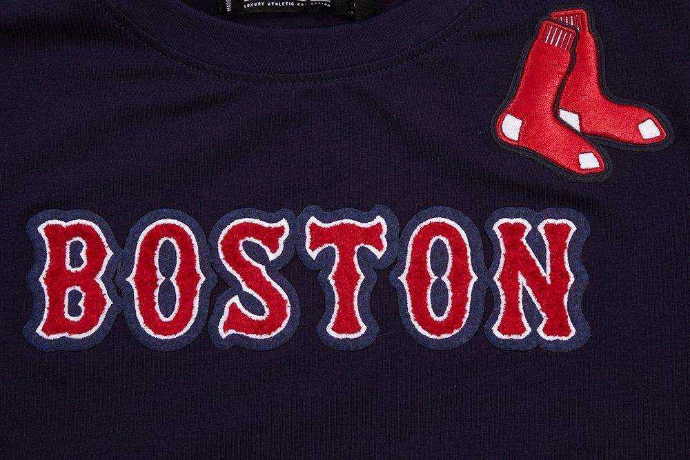 Pro Standard Women's MLB Boston Red Sox​ Classic Short Sleeve SJ Slim Fit Top - Navy - NAVY Thumbnail View 5