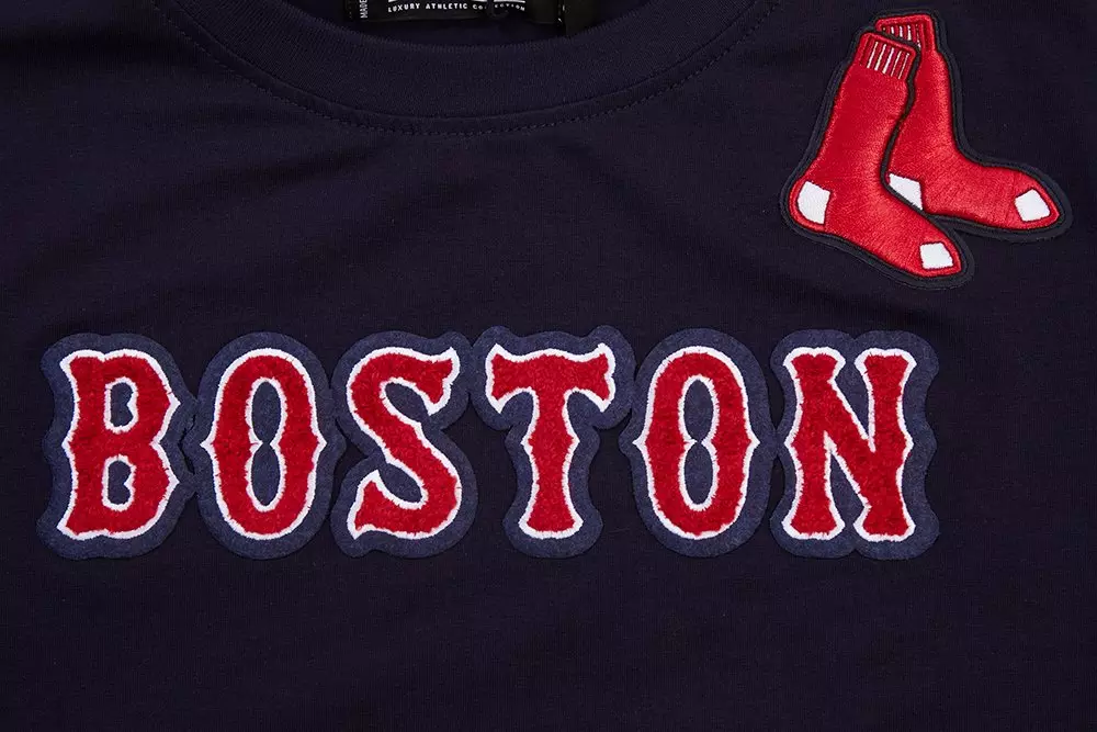 Pro Standard Women's MLB Boston Red Sox​ Classic Short Sleeve SJ Slim Fit Top - Navy - NAVY
