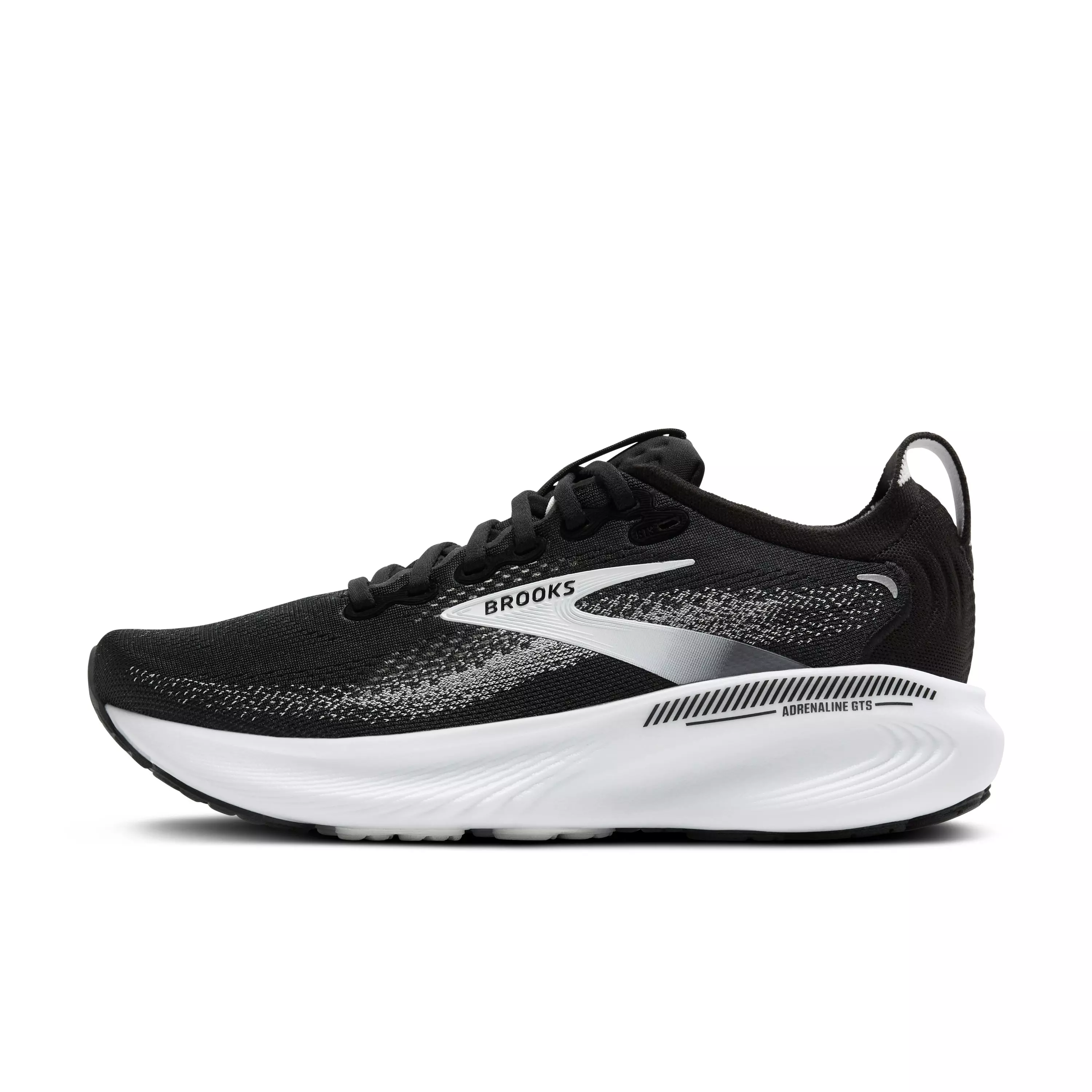 Brooks Adrenaline GTS 25 "Black/Grey/White" Men's Wide Running Shoe - BLACK/GREY/WHITE