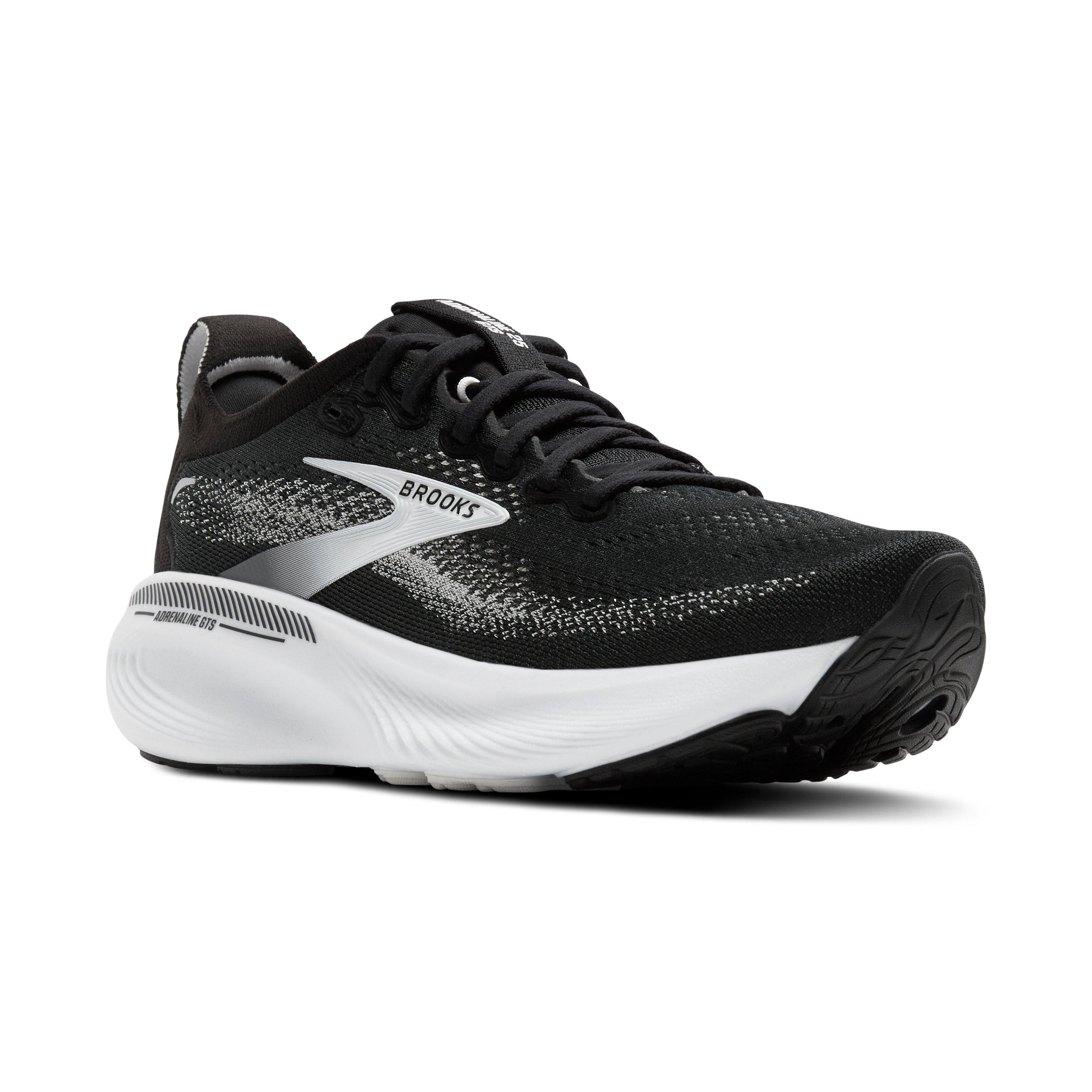 Brooks Adrenaline GTS 25 "Black/Grey/White" Men's Wide Running Shoe - BLACK/GREY/WHITE
