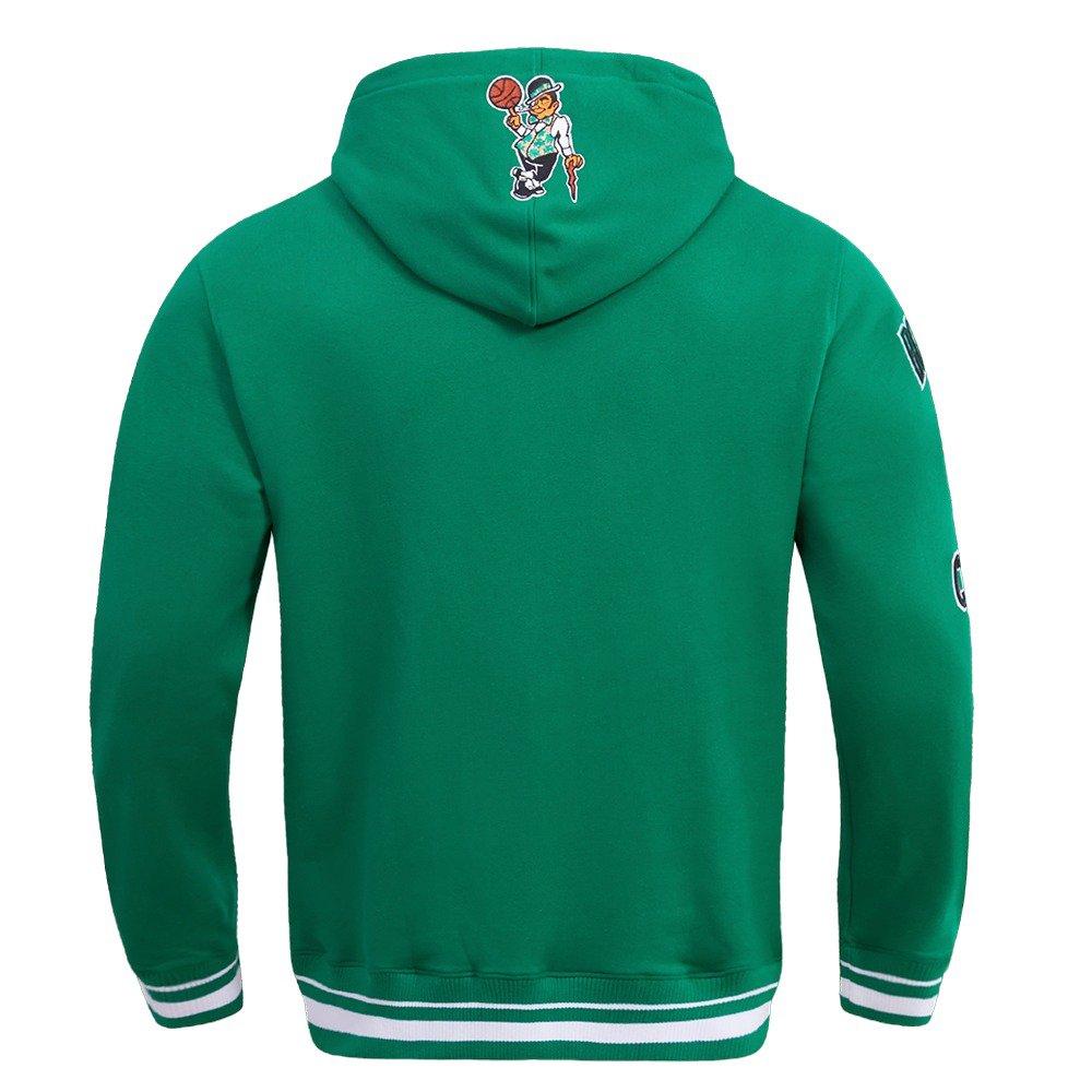 Pro Standard Men's NBA Boston Celtics Retro Classic Fleece Pullover Hoodie -Kelly Green - KELLY GREEN Thumbnail View 2