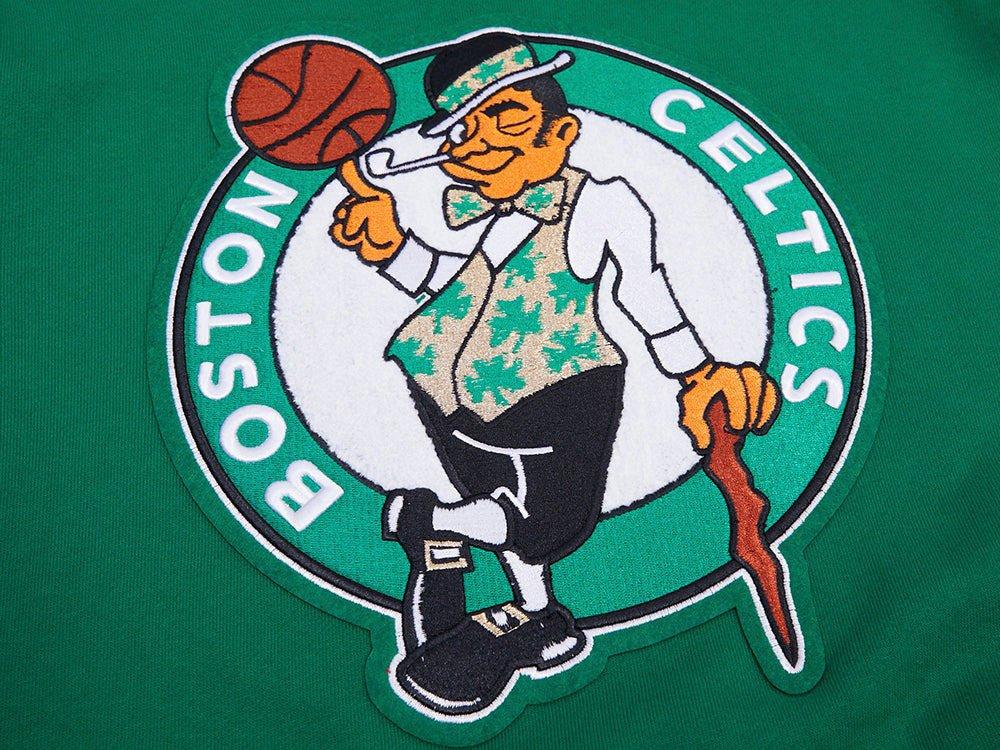Pro Standard Men's NBA Boston Celtics Retro Classic Fleece Pullover Hoodie -Kelly Green - KELLY GREEN Thumbnail View 5