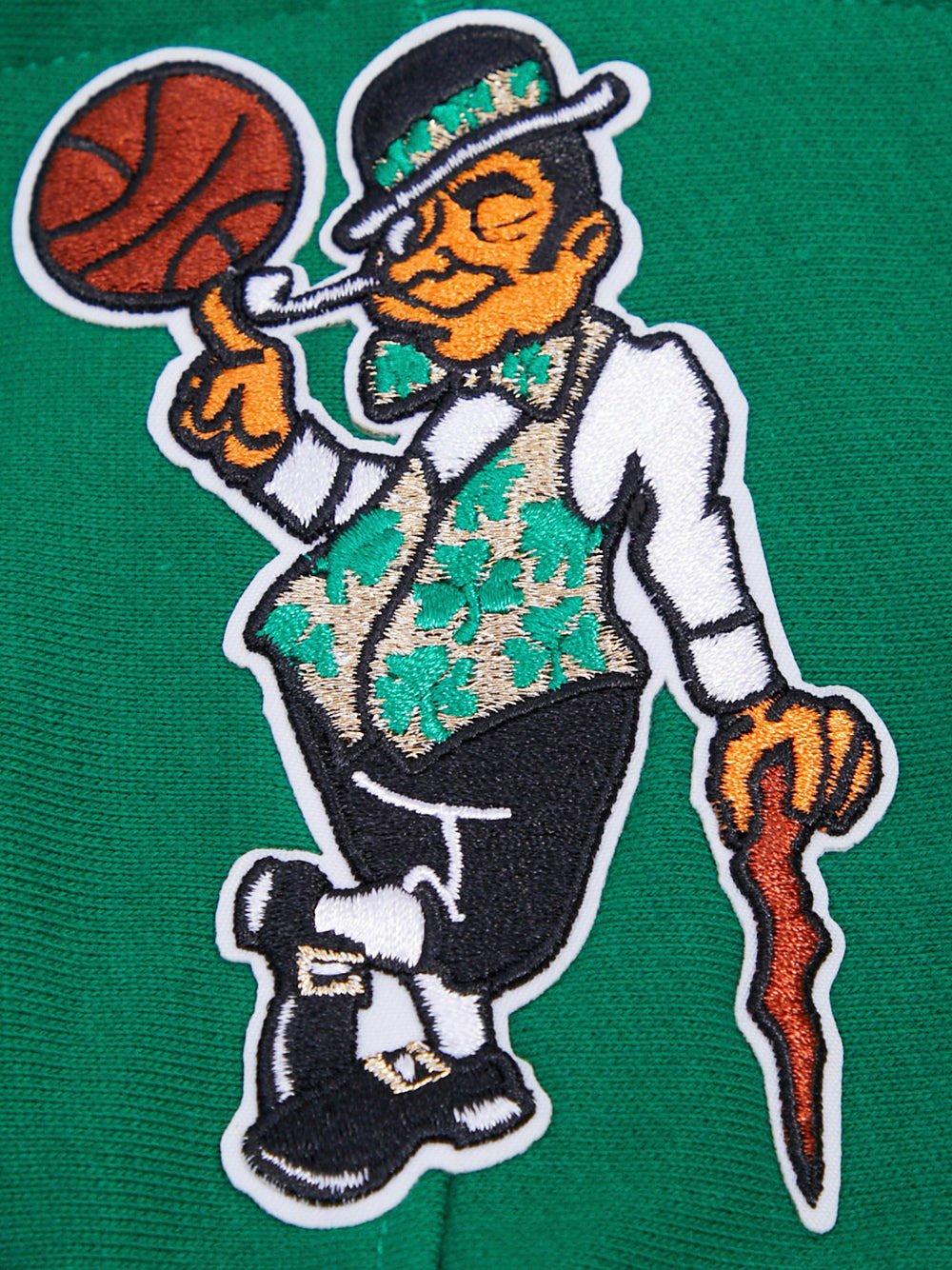 Pro Standard Men's NBA Boston Celtics Retro Classic Fleece Pullover Hoodie -Kelly Green - KELLY GREEN Thumbnail View 8