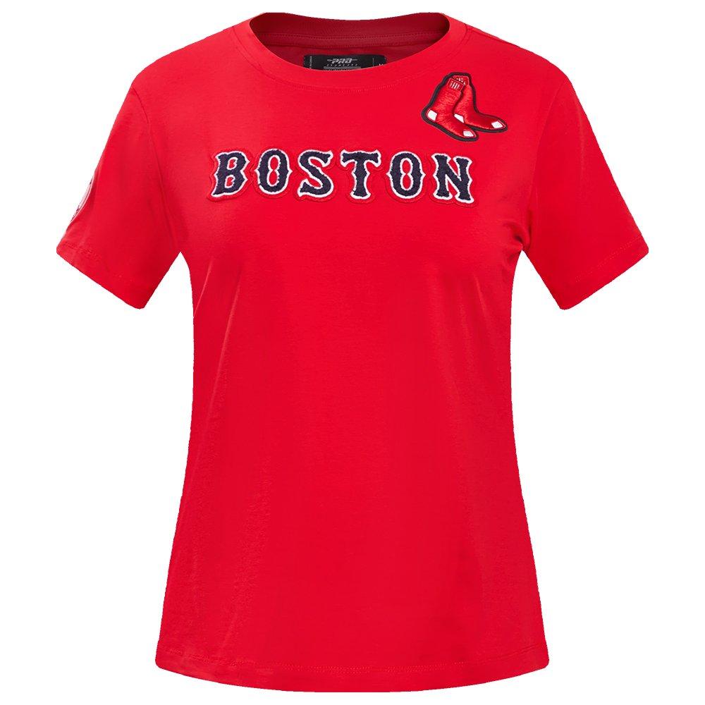 Pro Standard Women's MLB Boston Red Sox​ Classic Short Sleeve SJ Slim Fit Top -Red - RED Thumbnail View 1