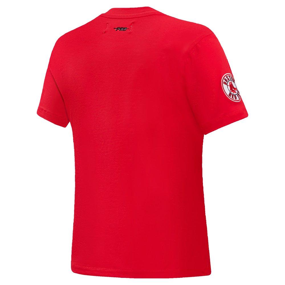 Pro Standard Women's MLB Boston Red Sox​ Classic Short Sleeve SJ Slim Fit Top -Red - RED Thumbnail View 4