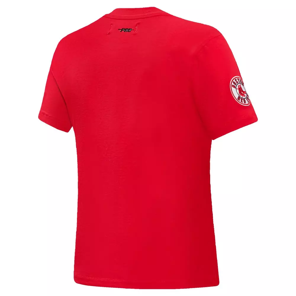 Pro Standard Women's MLB Boston Red Sox​ Classic Short Sleeve SJ Slim Fit Top -Red - RED