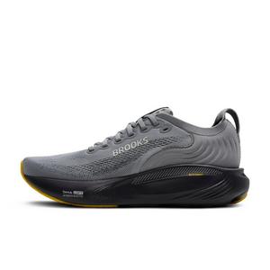 Brooks Adrenaline GTS 25 "Primer Grey/Ebony/Jasmin" Men's Wide Running Shoe - GREY/EBONY/JASMIN