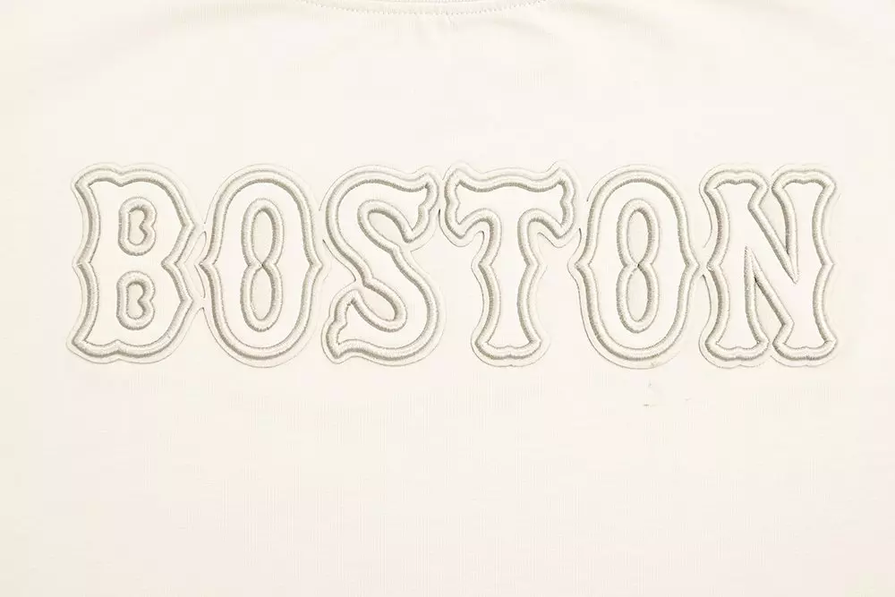 Pro Standard Women's MLB Boston Red Sox​ Neutral SJ Boxy Top -Cream - CREAM