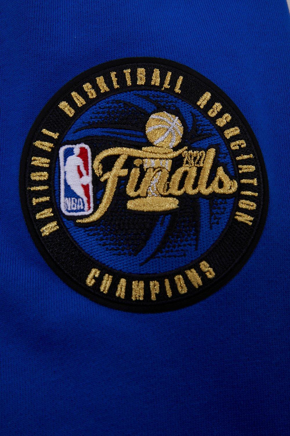 Pro Standard Men's NBA Golden State Warriors Retro Classic Fleece Pullover Hoodie - Royal - ROYAL Thumbnail View 6