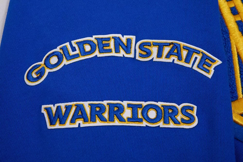 Pro Standard Men's NBA Golden State Warriors Retro Classic Fleece Pullover Hoodie - Royal - ROYAL