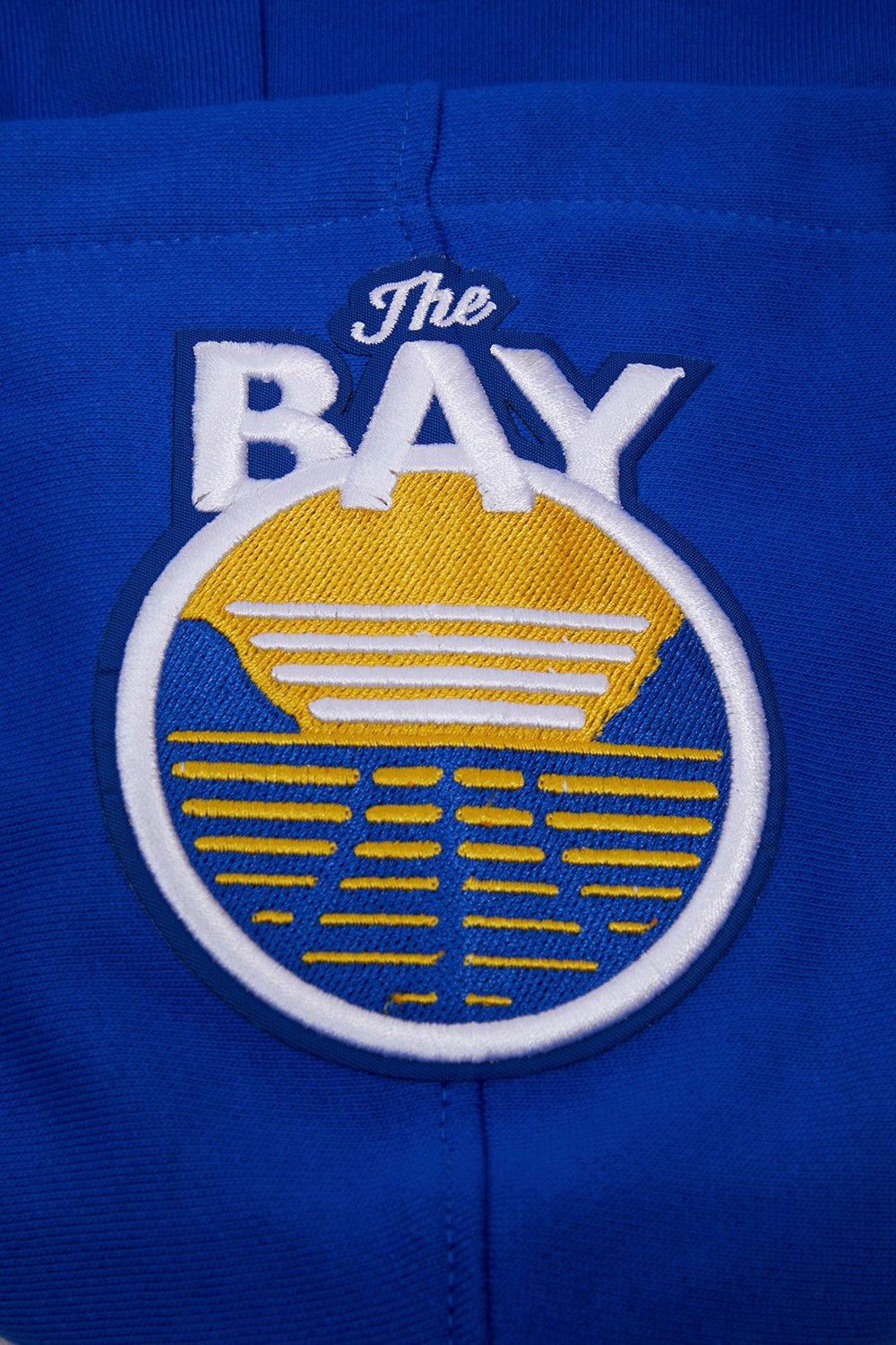 Pro Standard Men's NBA Golden State Warriors Retro Classic Fleece Pullover Hoodie -Royal - ROYAL Thumbnail View 8