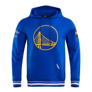 Pro Standard Men's NBA Golden State Warriors Retro Classic Fleece Pullover Hoodie -Royal