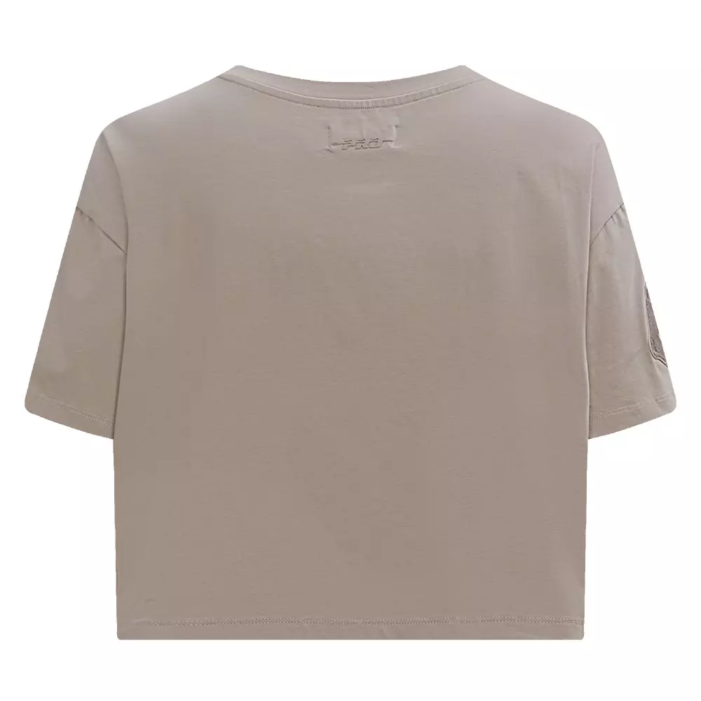 Pro Standard Women's MLB Boston Red Sox​ Neutral SJ Boxy Top - Tan - TAN