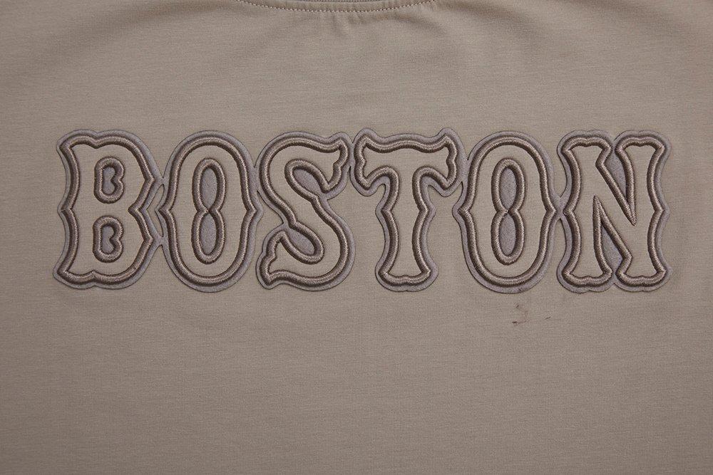 Pro Standard Women's MLB Boston Red Sox​ Neutral SJ Boxy Top - Tan - TAN Thumbnail View 5