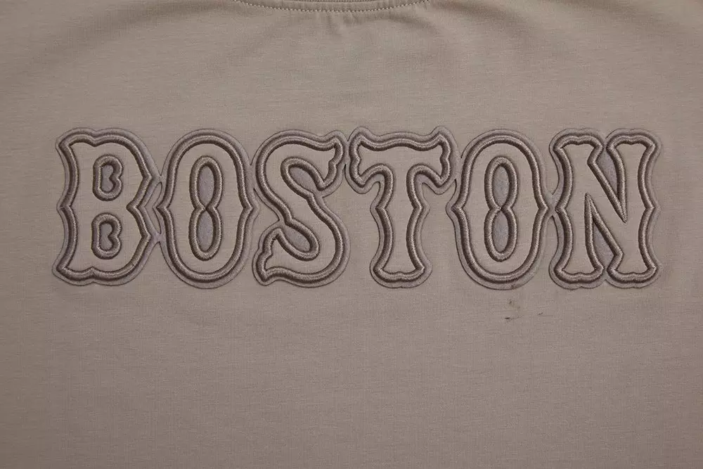 Pro Standard Women's MLB Boston Red Sox​ Neutral SJ Boxy Top -Tan - TAN