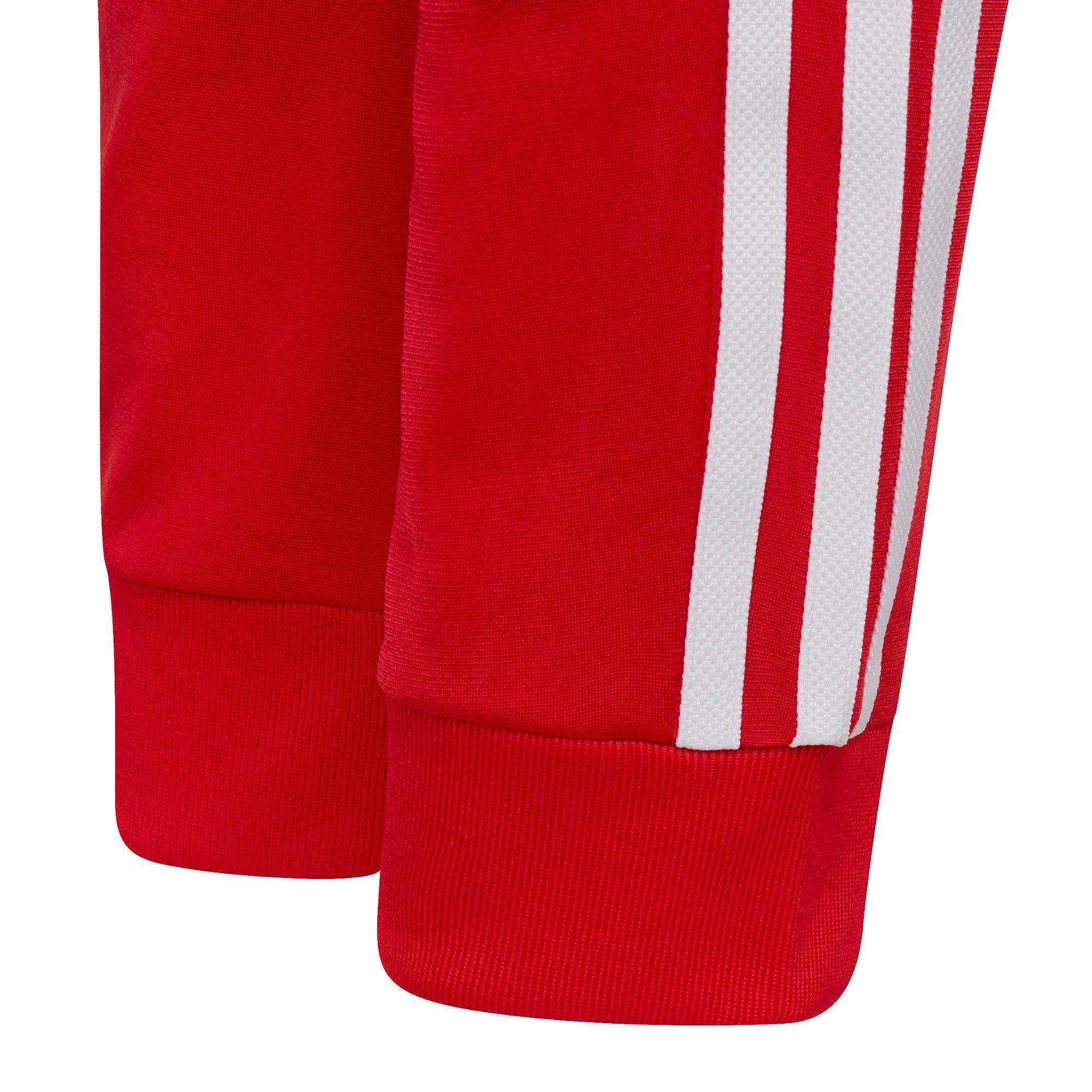 Adidas sst track hot sale pants mens red