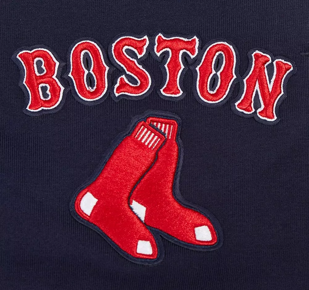Pro Standard Women's MLB Boston Red Sox Classic Fleece Shorts - Navy - NAVY