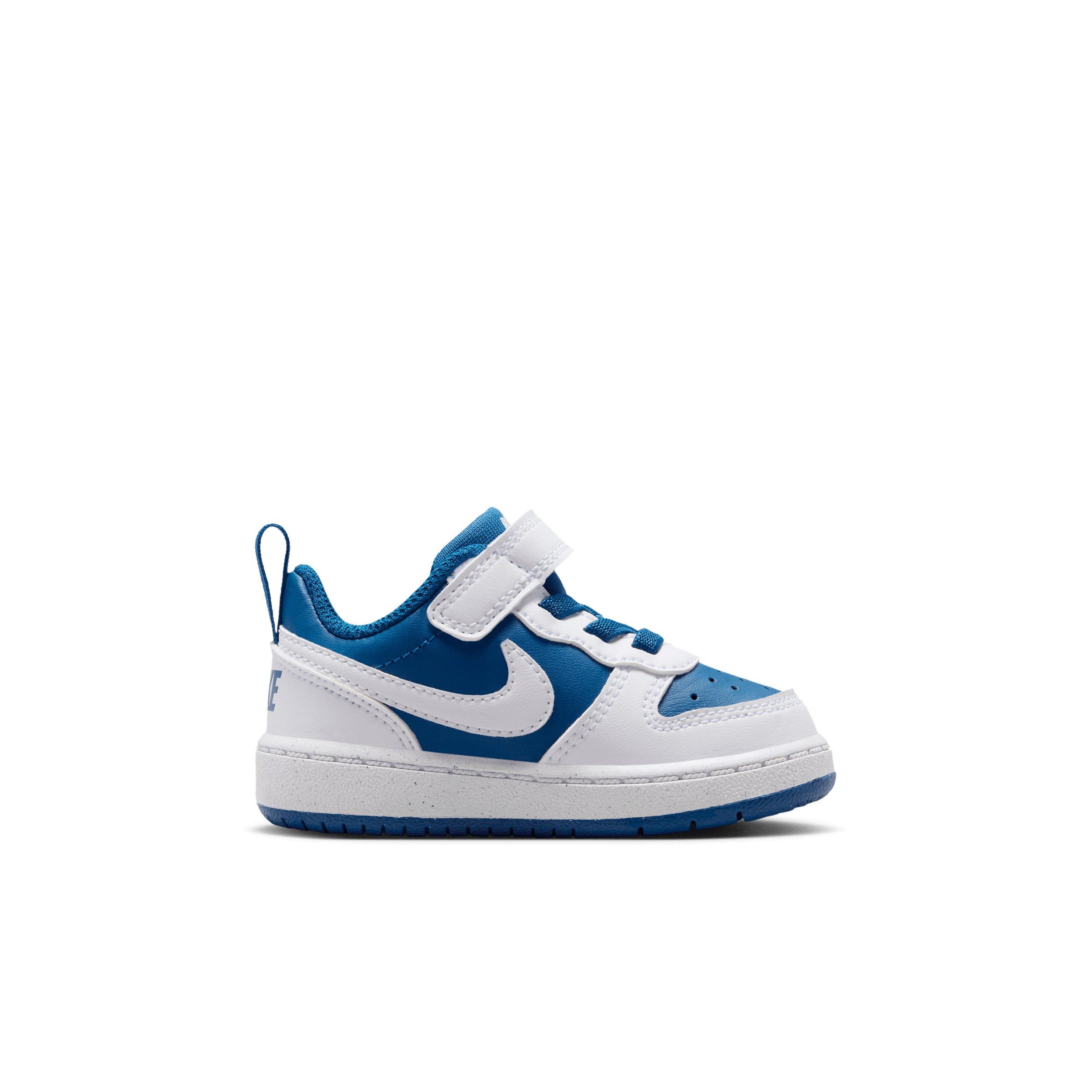 Nike Court Borough Low Recraft "Court Blue/White/White" Infant Boys' Shoe - BLUE/WHITE/WHITE Thumbnail View 1