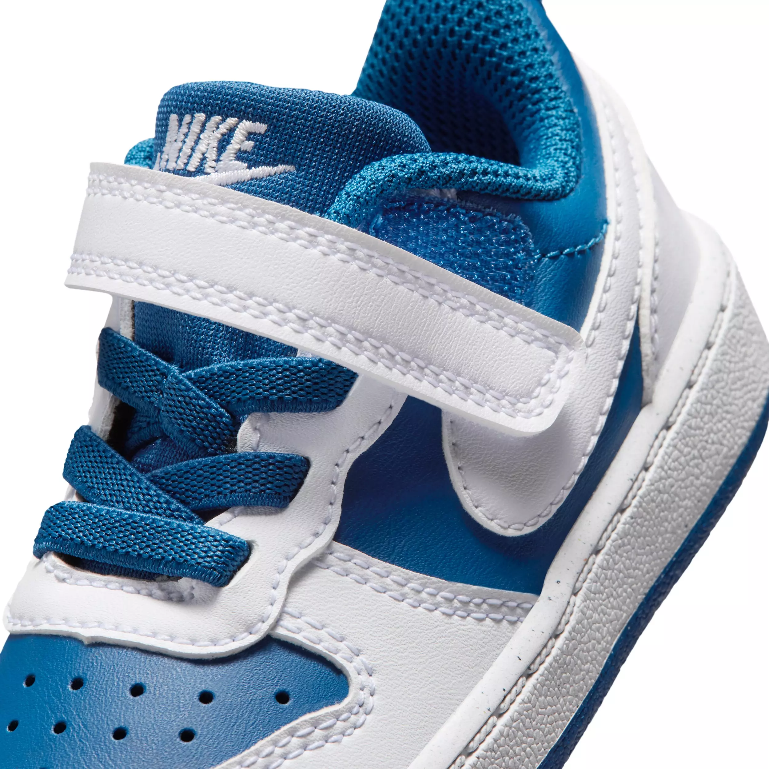 Nike Court Borough Low Recraft "Court Blue/White/White" Infant Boys' Shoe - BLUE/WHITE/WHITE