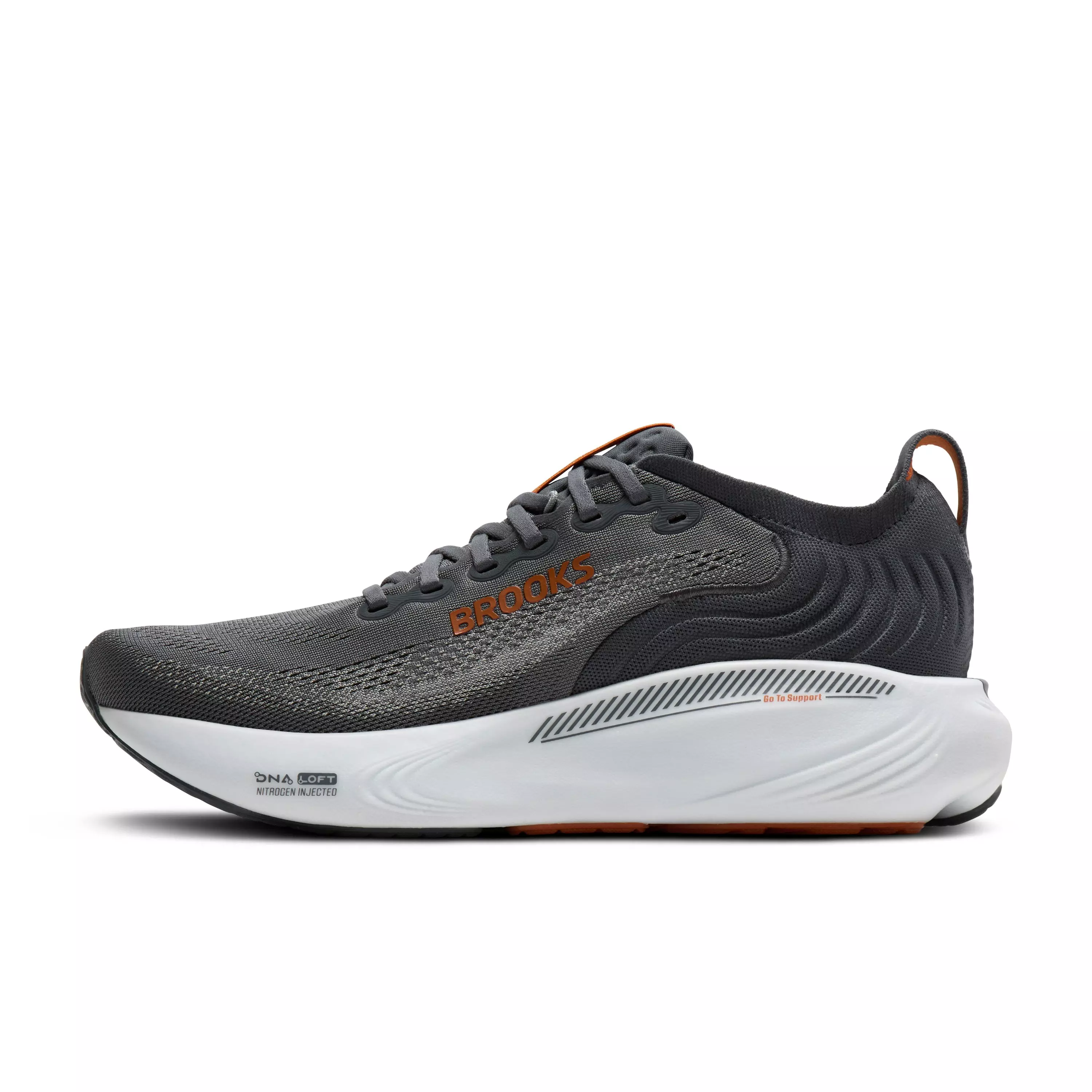 Brooks Adrenaline GTS 25 "Turbulence/Bombay Brown/Grey" Men's Running Shoe - TURBULENCE/BROWN/GREY