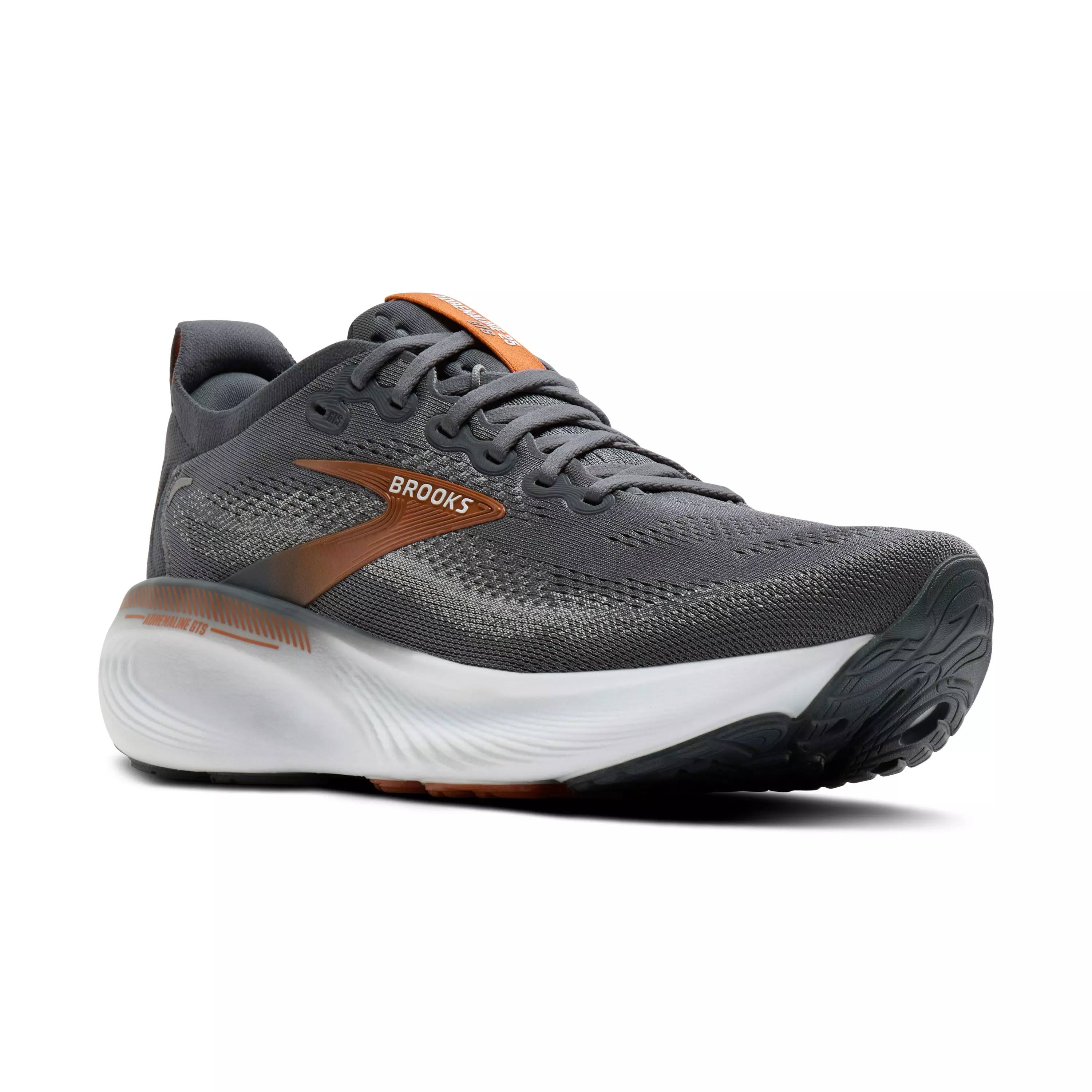Brooks Adrenaline GTS 25 "Turbulence/Bombay Brown/Grey" Men's Running Shoe - TURBULENCE/BROWN/GREY