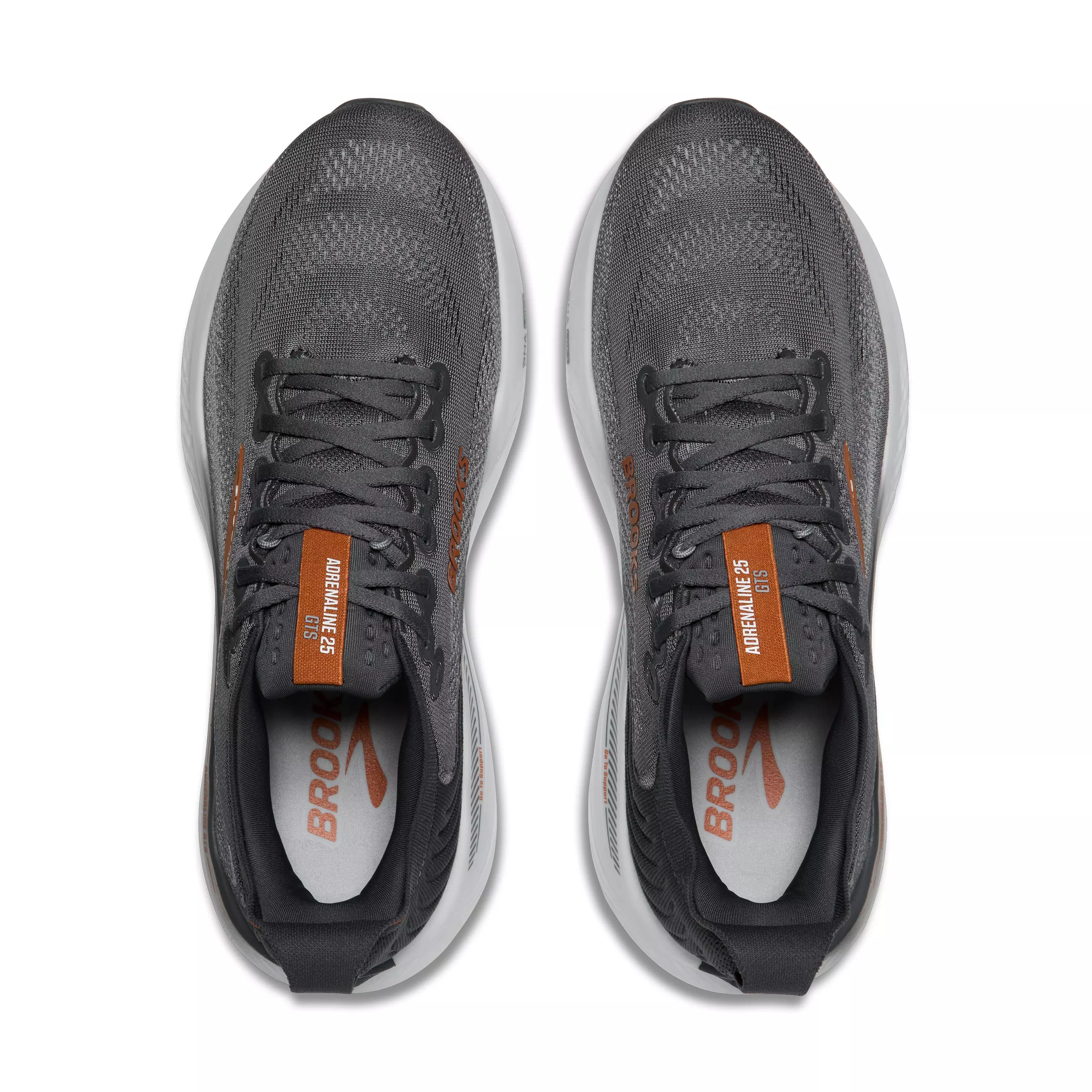 Brooks Adrenaline GTS 25 "Turbulence/Bombay Brown/Grey" Men's Running Shoe - TURBULENCE/BROWN/GREY