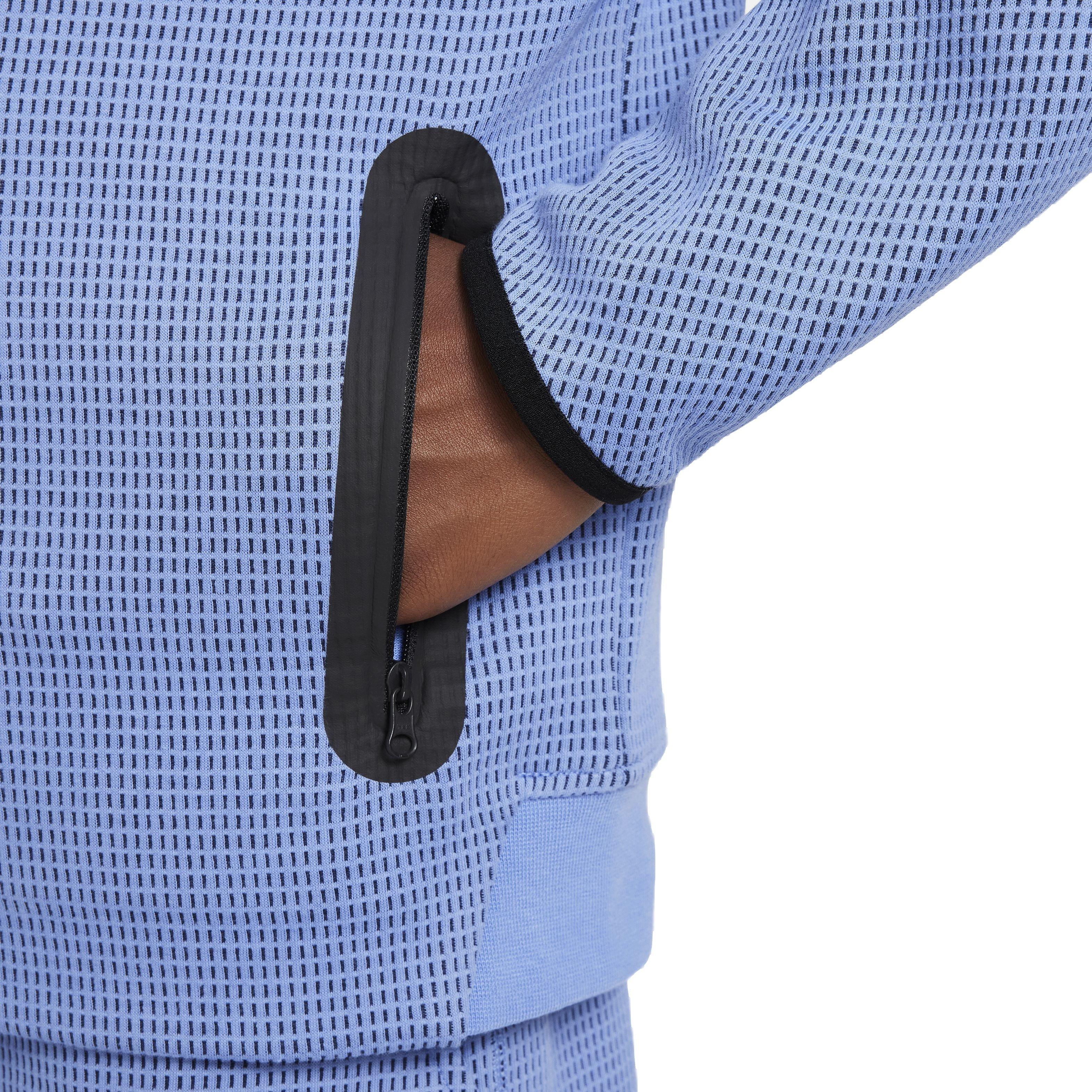 Nike Big Kids' Sportswear Tech Fleece Winterized Full-Zip Jacket - Blue - BLUE Thumbnail View 4