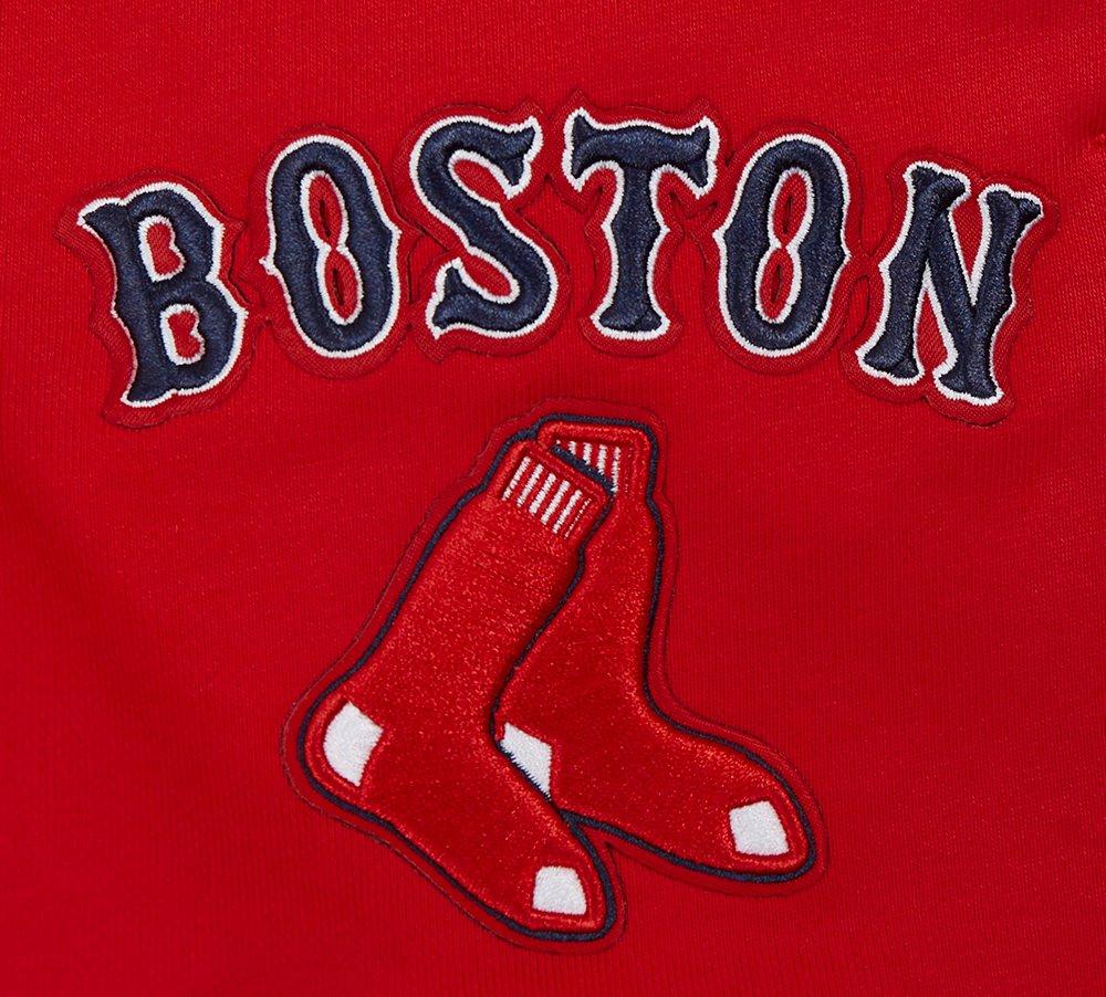 Pro Standard Women's MLB Boston Red Sox Classic Fleece Shorts - Red - RED Thumbnail View 5