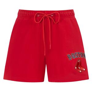 Pro Standard Women's MLB Boston Red Sox Classic Fleece Shorts -Red