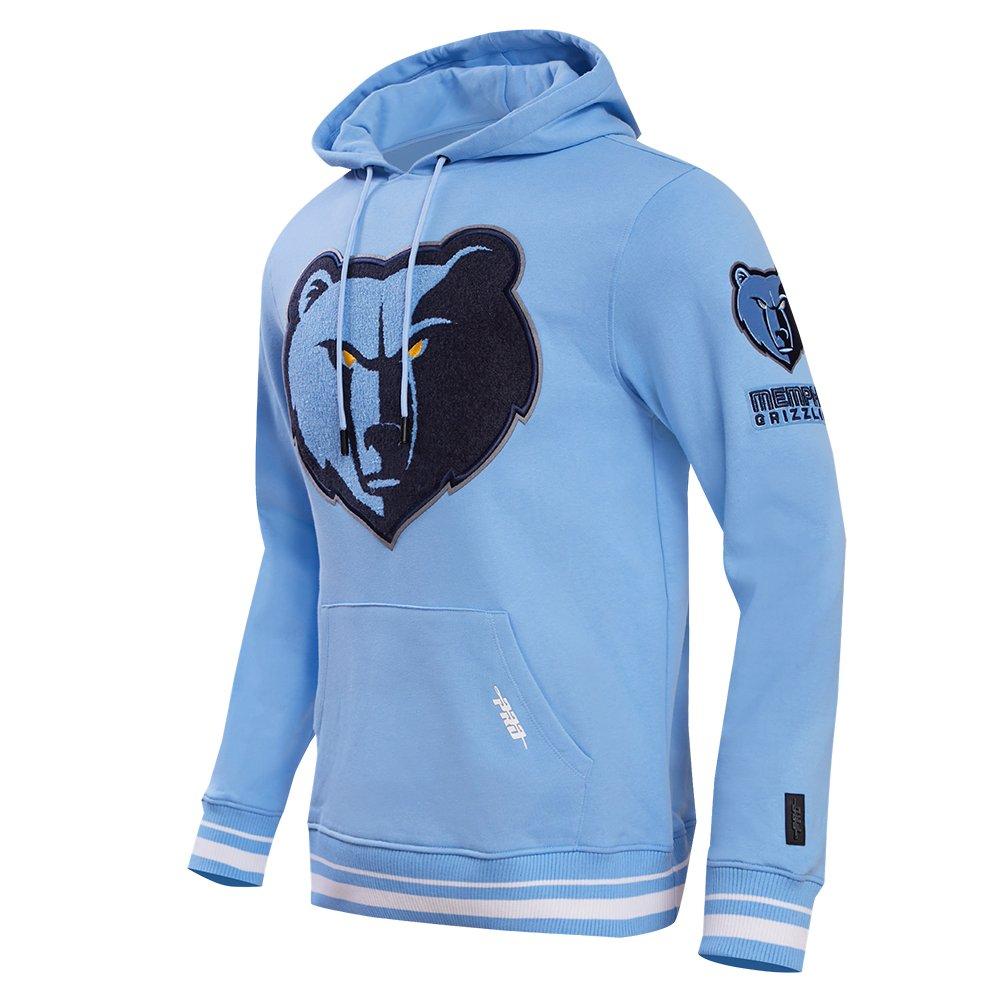 Pro Standard Men's NBA Memphis Grizzlies Retro Classic Fleece Pullover Hoodie - Blue - BLUE Thumbnail View 3