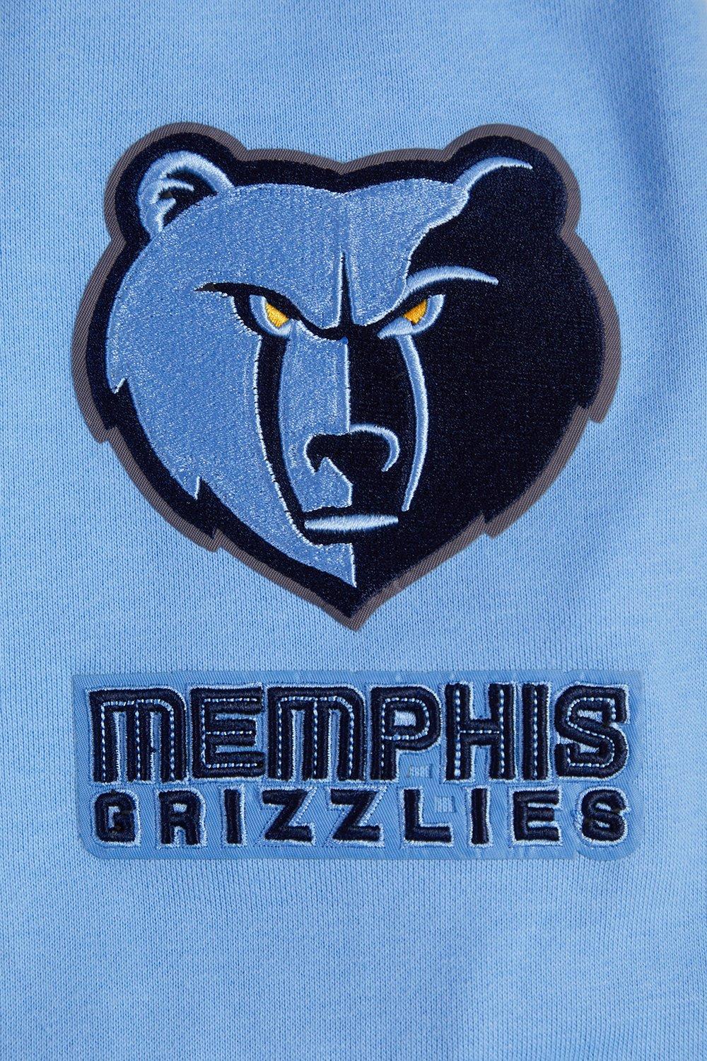 Pro Standard Men's NBA Memphis Grizzlies Retro Classic Fleece Pullover Hoodie - Blue - BLUE Thumbnail View 7