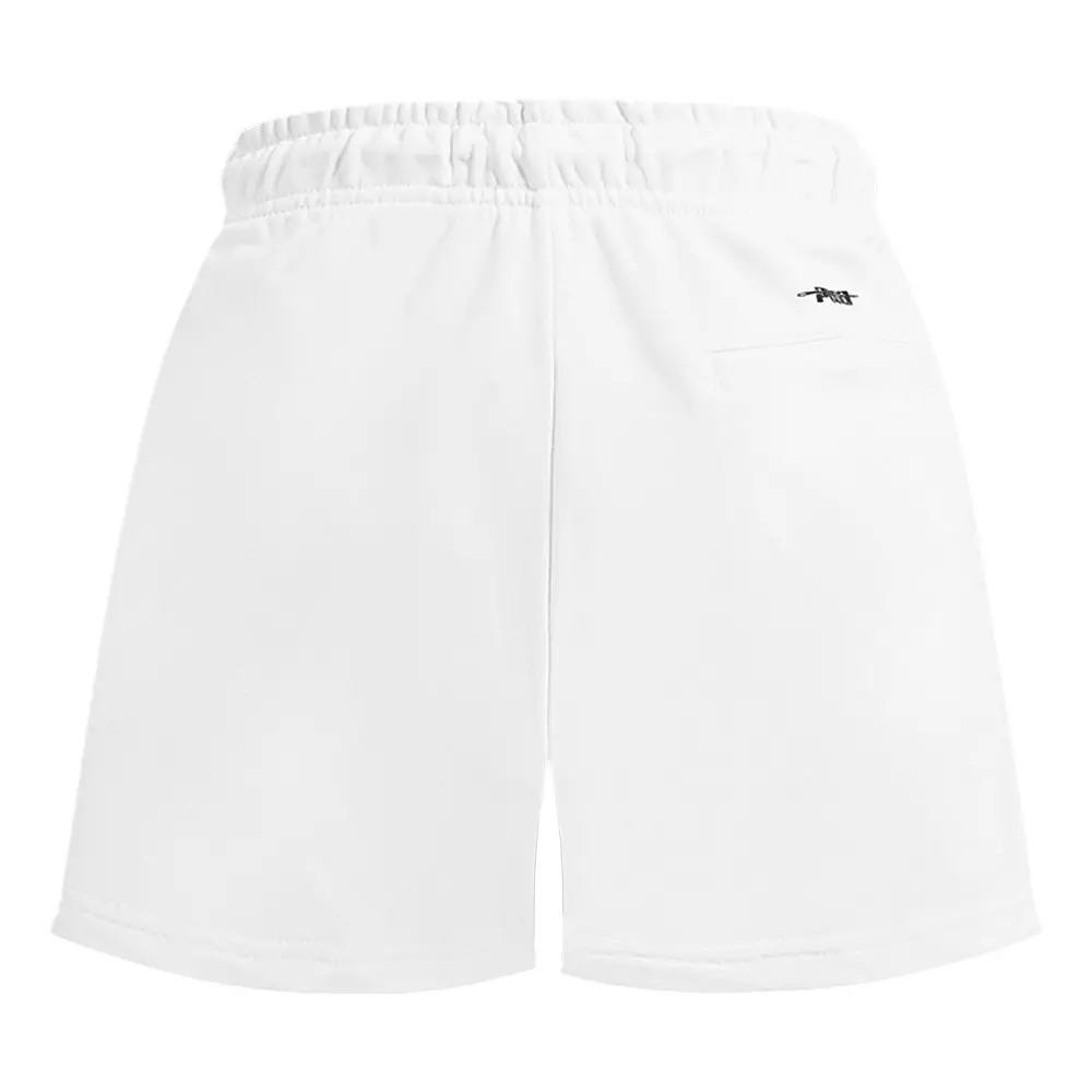 Pro Standard Women's MLB Boston Red Sox Classic Fleece Shorts -White - WHITE