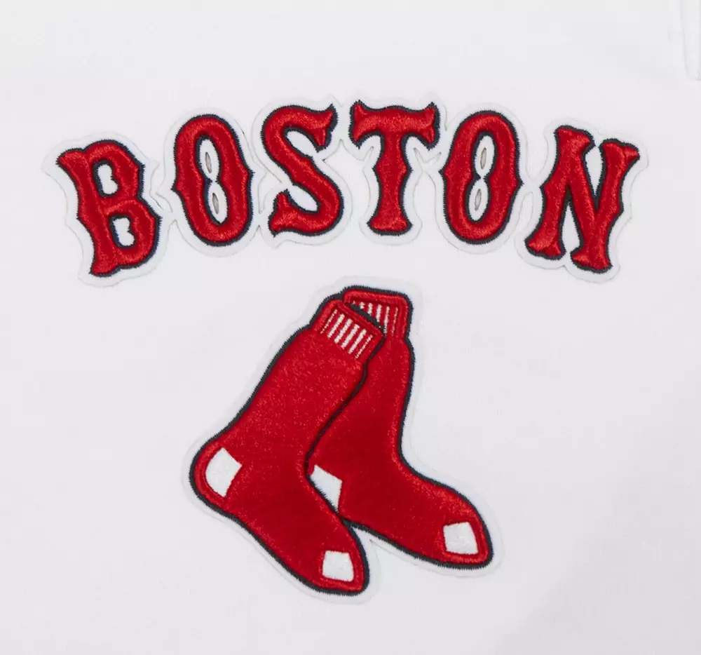 Pro Standard Women's MLB Boston Red Sox Classic Fleece Shorts - White - WHITE