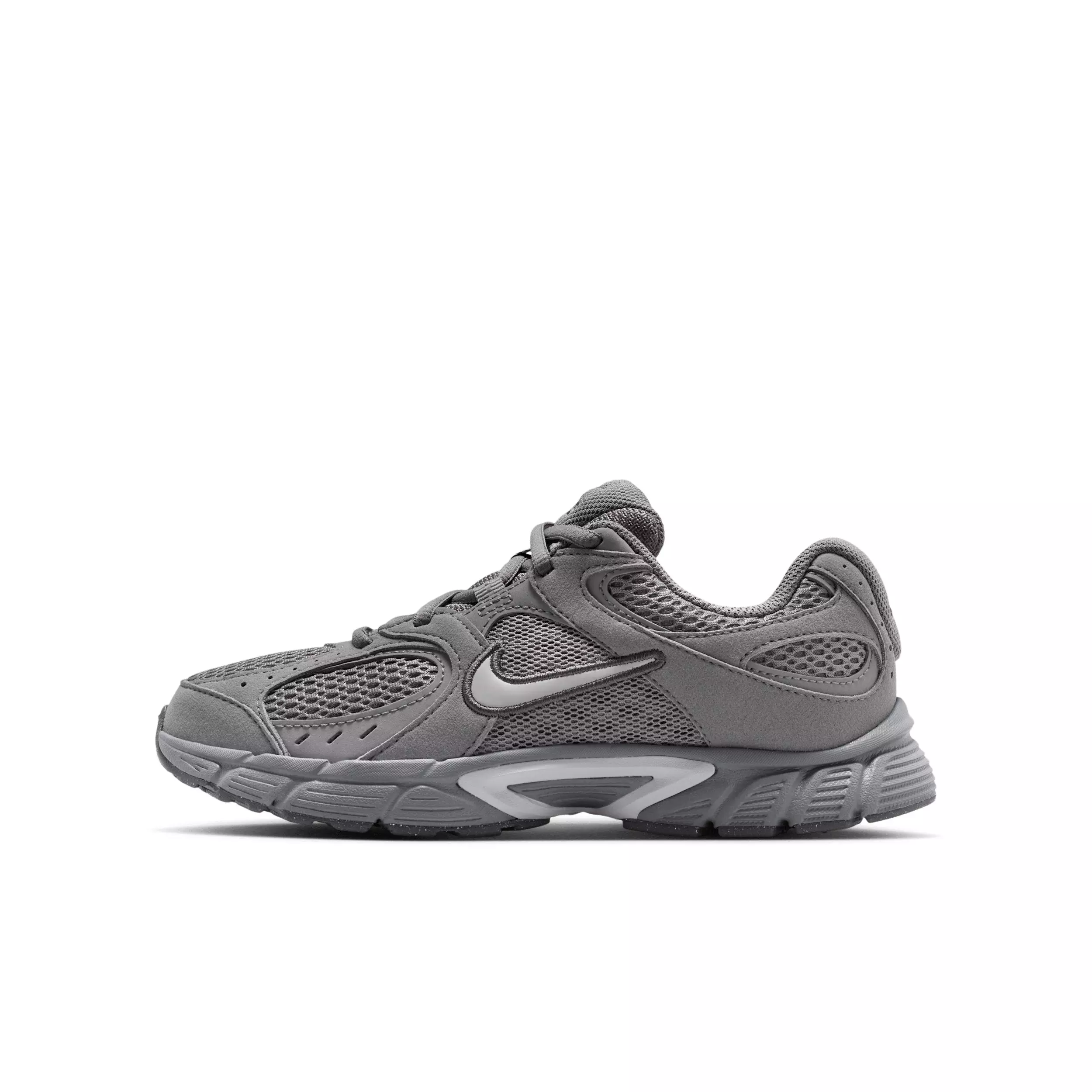 Nike V5 Runner Suede "Pencil Point/Atmosphere Grey" Grade School Boys' Shoe - PENCIL/GREY