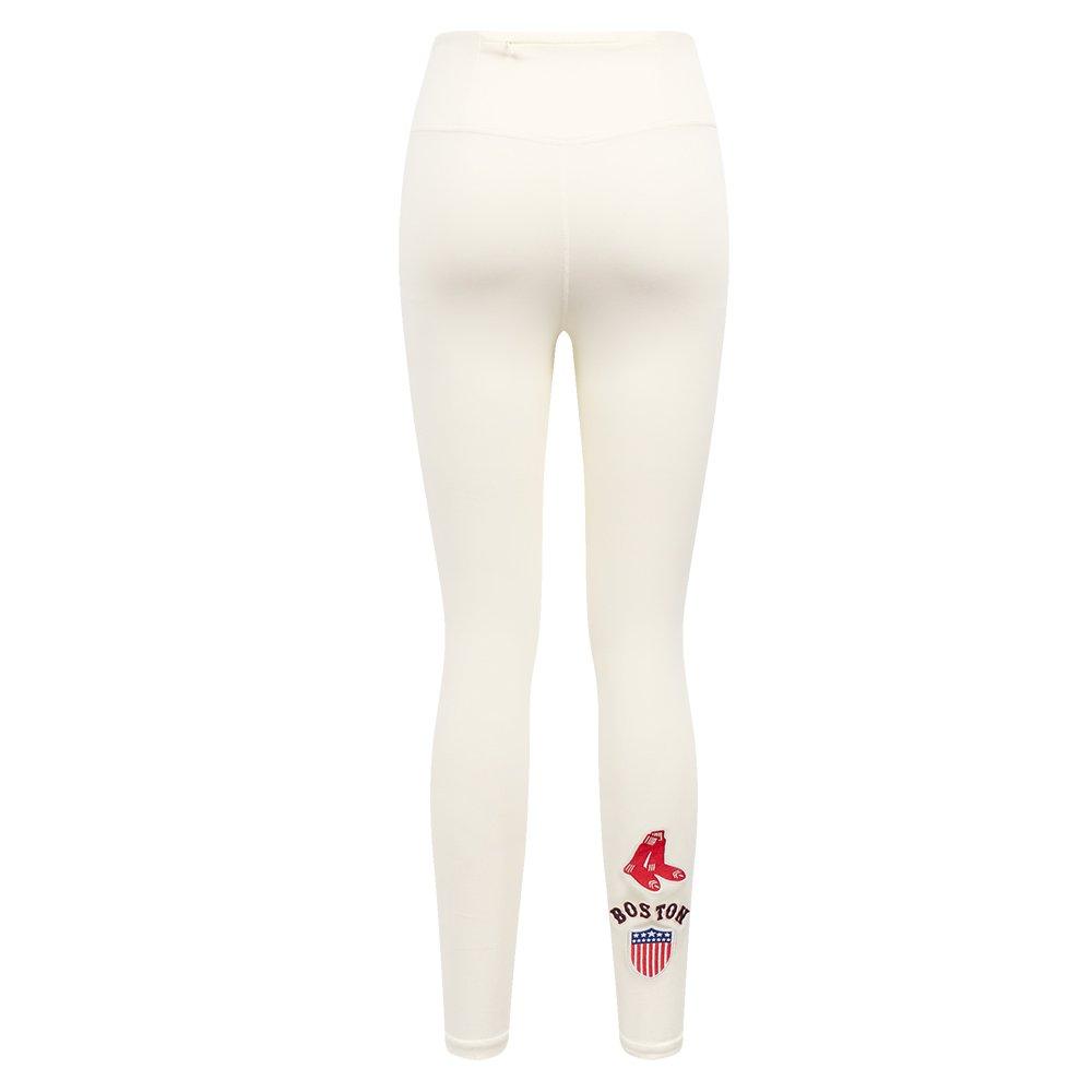 Pro Standard Women's MLB Boston Red Sox​ Retro Classic Jersey Leggings - Cream - CREAM Thumbnail View 2