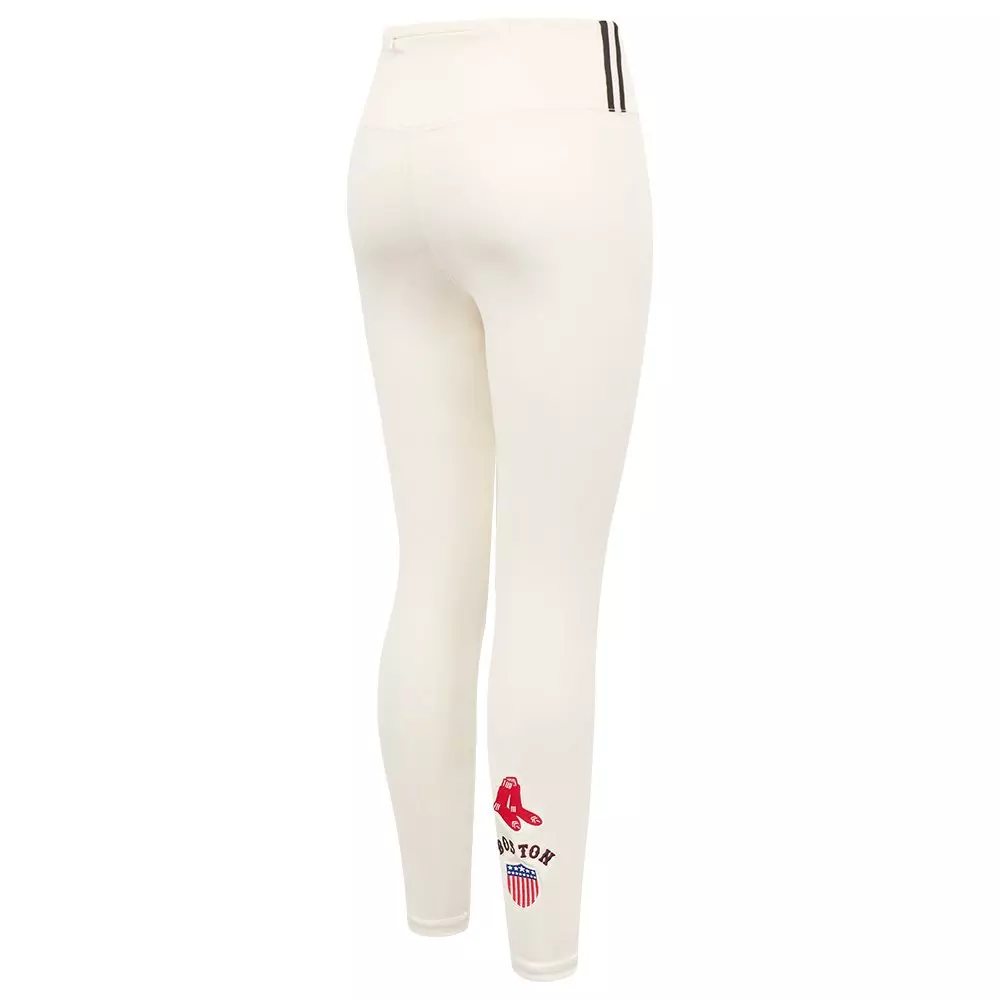Pro Standard Women's MLB Boston Red Sox​ Retro Classic Jersey Leggings - Cream - CREAM