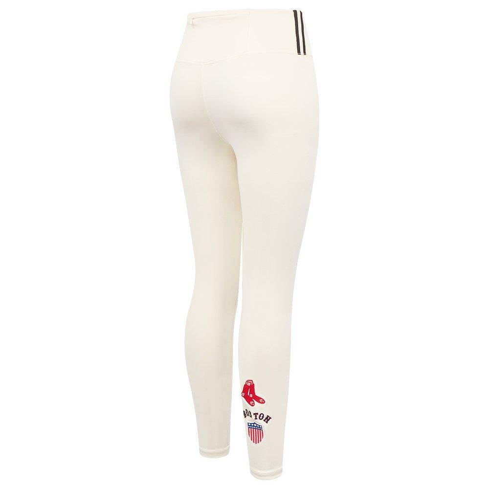 Pro Standard Women's MLB Boston Red Sox​ Retro Classic Jersey Leggings -Cream - CREAM Thumbnail View 4