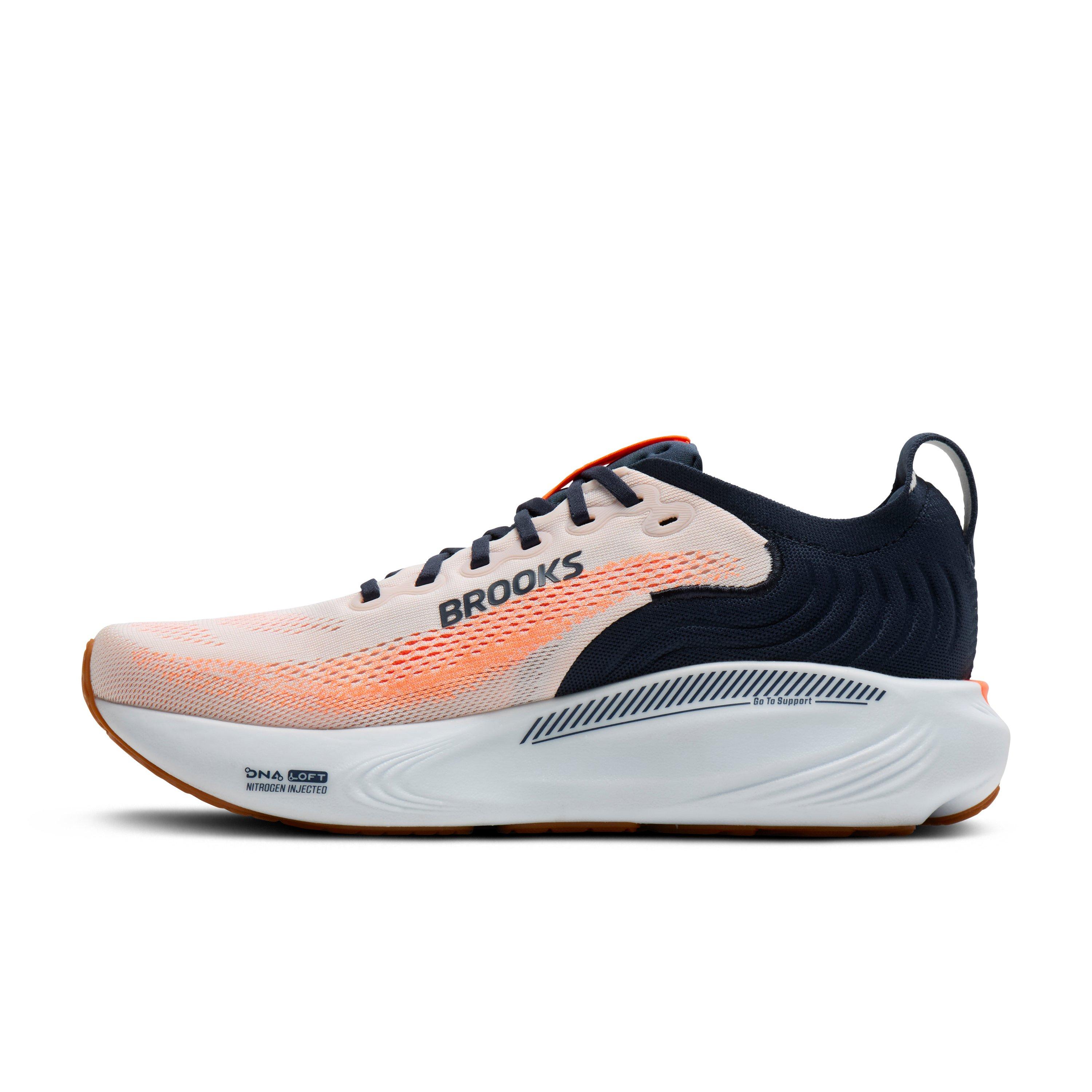Brooks Adrenaline GTS 25 "White/Spellbound/Orange" Men's Running Shoe - WHITE/SPELLBOUND/ORANGE