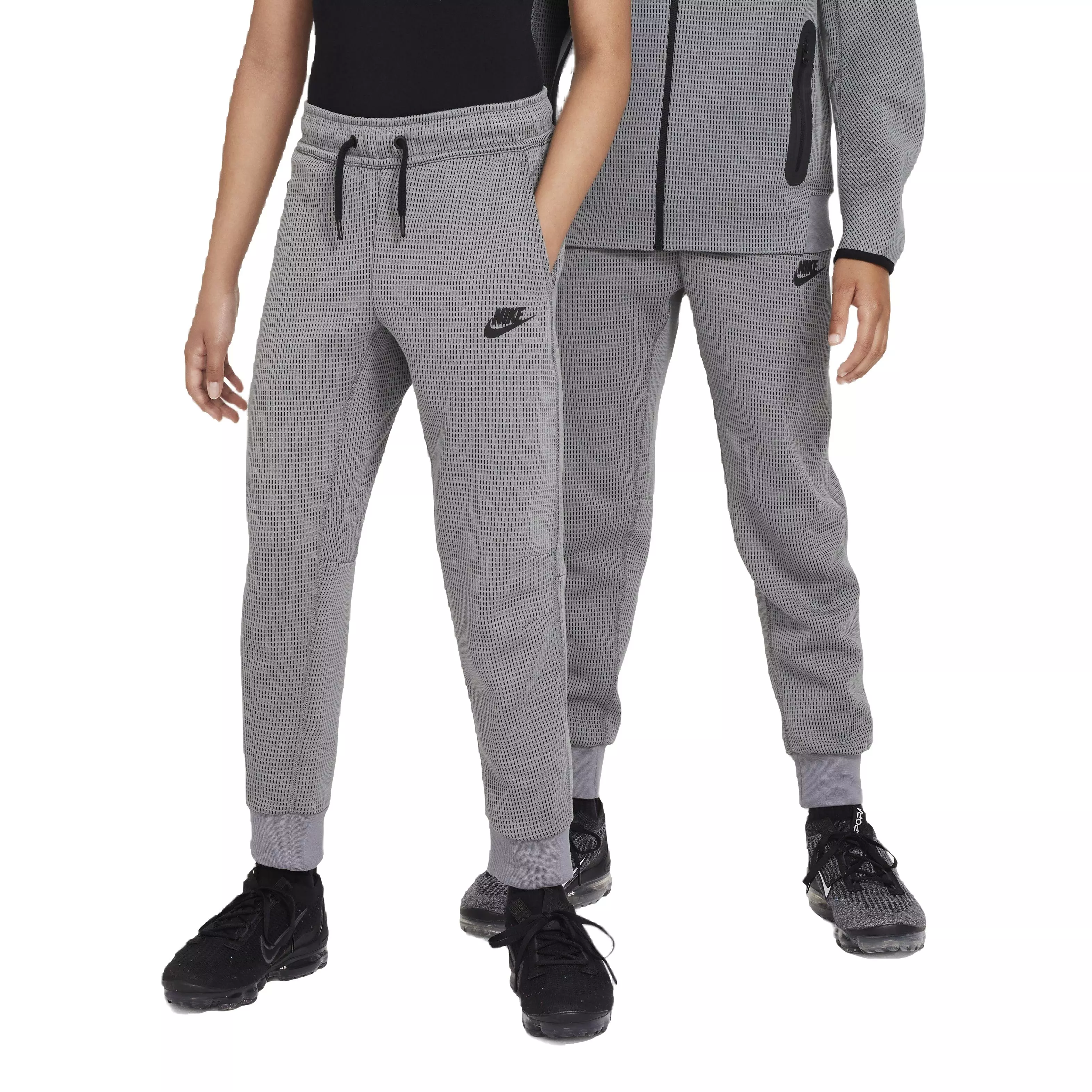 Nike Big Boys' Sportswear Tech Fleece Winterized Pants -Grey - Hibbett