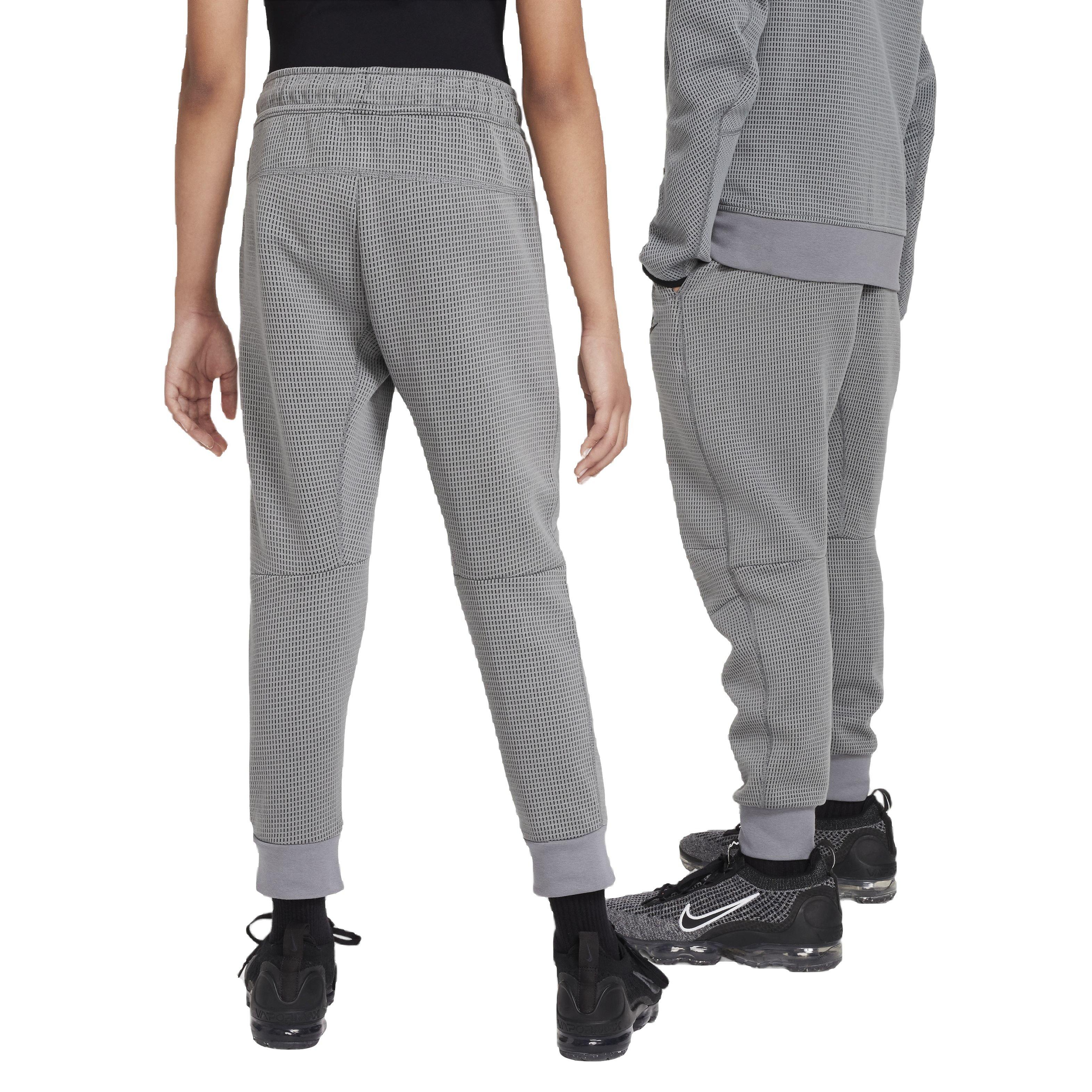 Nike Big Boys' Sportswear Tech Fleece Winterized Pants -Grey - GREY Thumbnail View 2