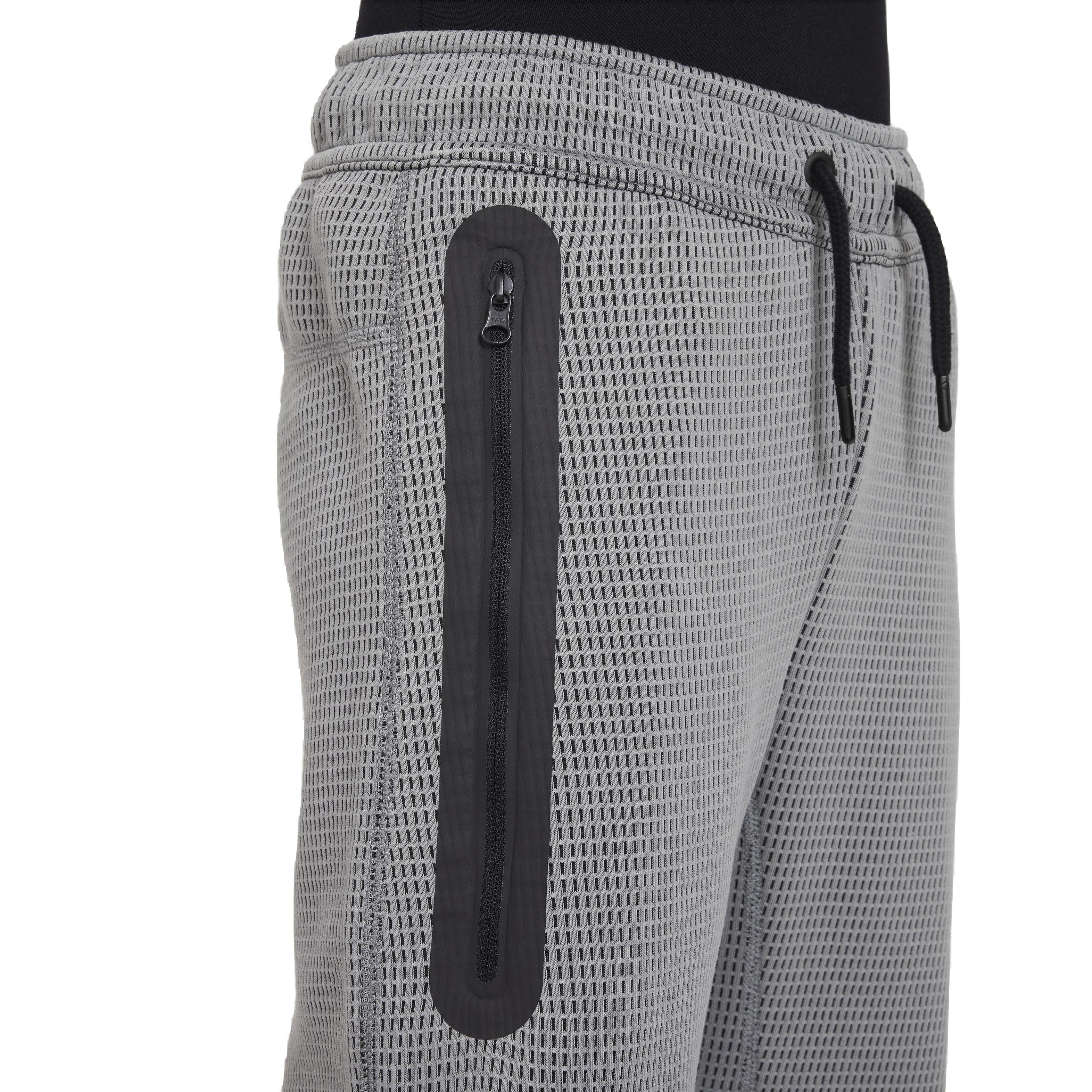 Nike Big Boys' Sportswear Tech Fleece Winterized Pants -Grey - GREY Thumbnail View 4