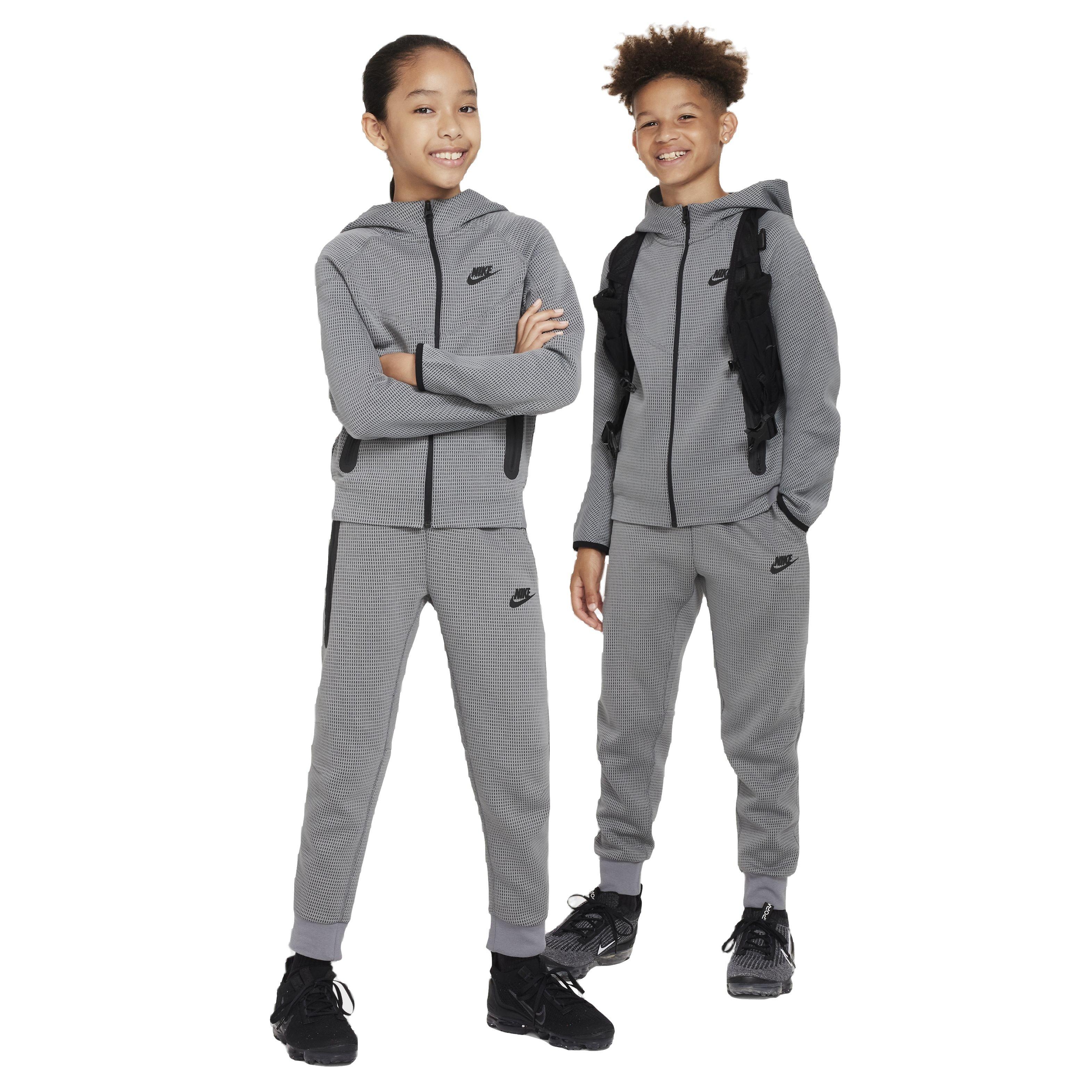 Nike Big Boys' Sportswear Tech Fleece Winterized Pants -Grey - GREY Thumbnail View 6