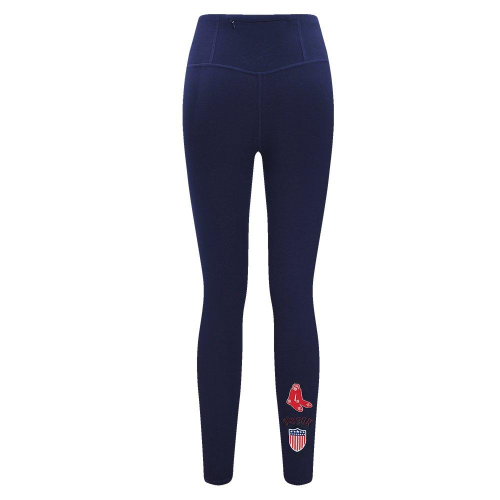Pro Standard Women's MLB Boston Red Sox​ Retro Classic Jersey Leggings - Navy - NAVY Thumbnail View 2