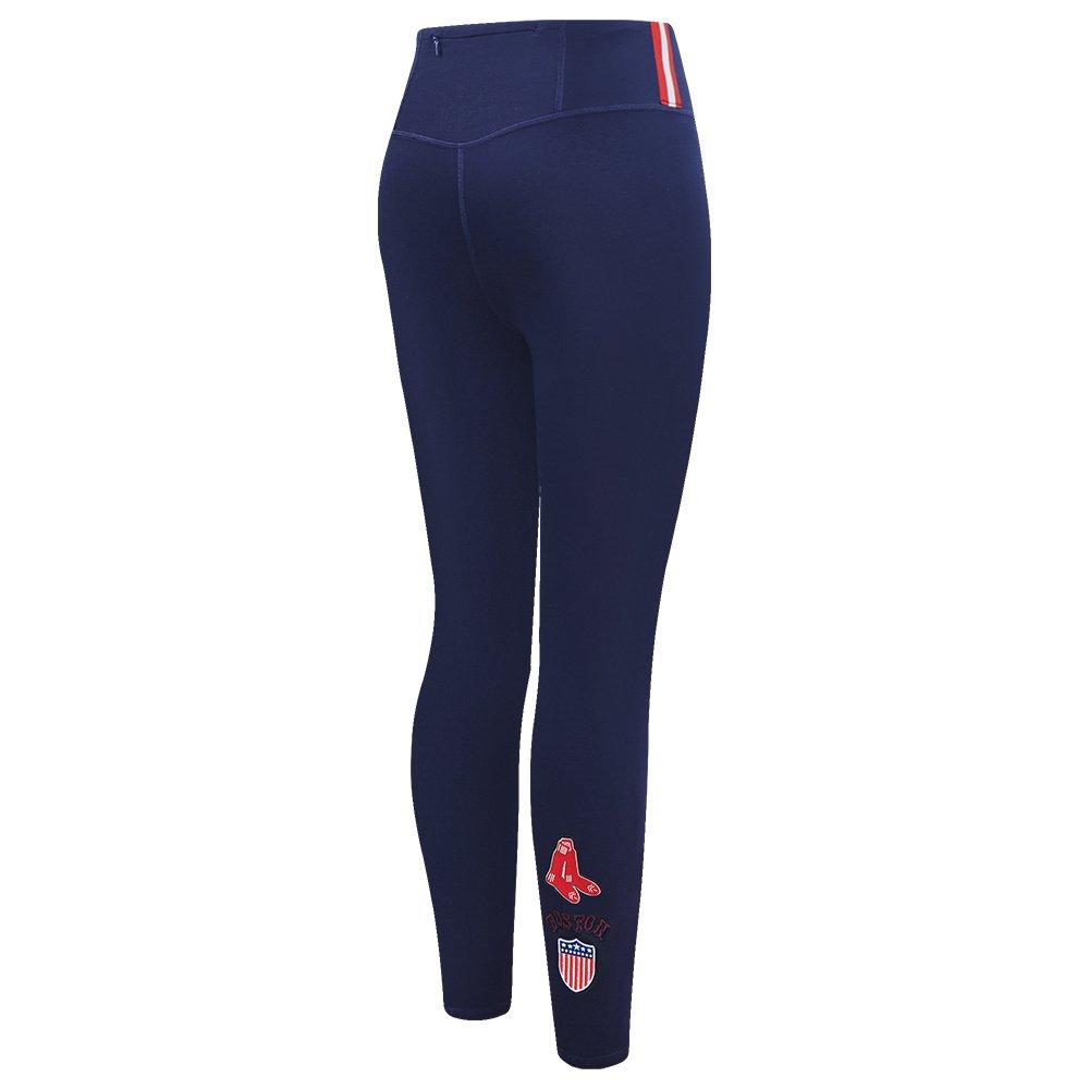 Pro Standard Women's MLB Boston Red Sox​ Retro Classic Jersey Leggings - Navy - NAVY Thumbnail View 4