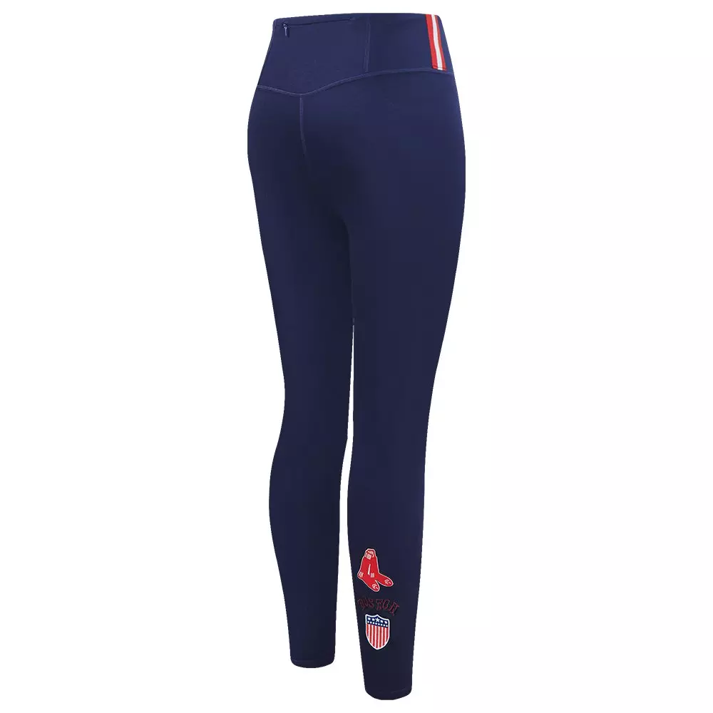 Pro Standard Women's MLB Boston Red Sox​ Retro Classic Jersey Leggings - Navy - NAVY